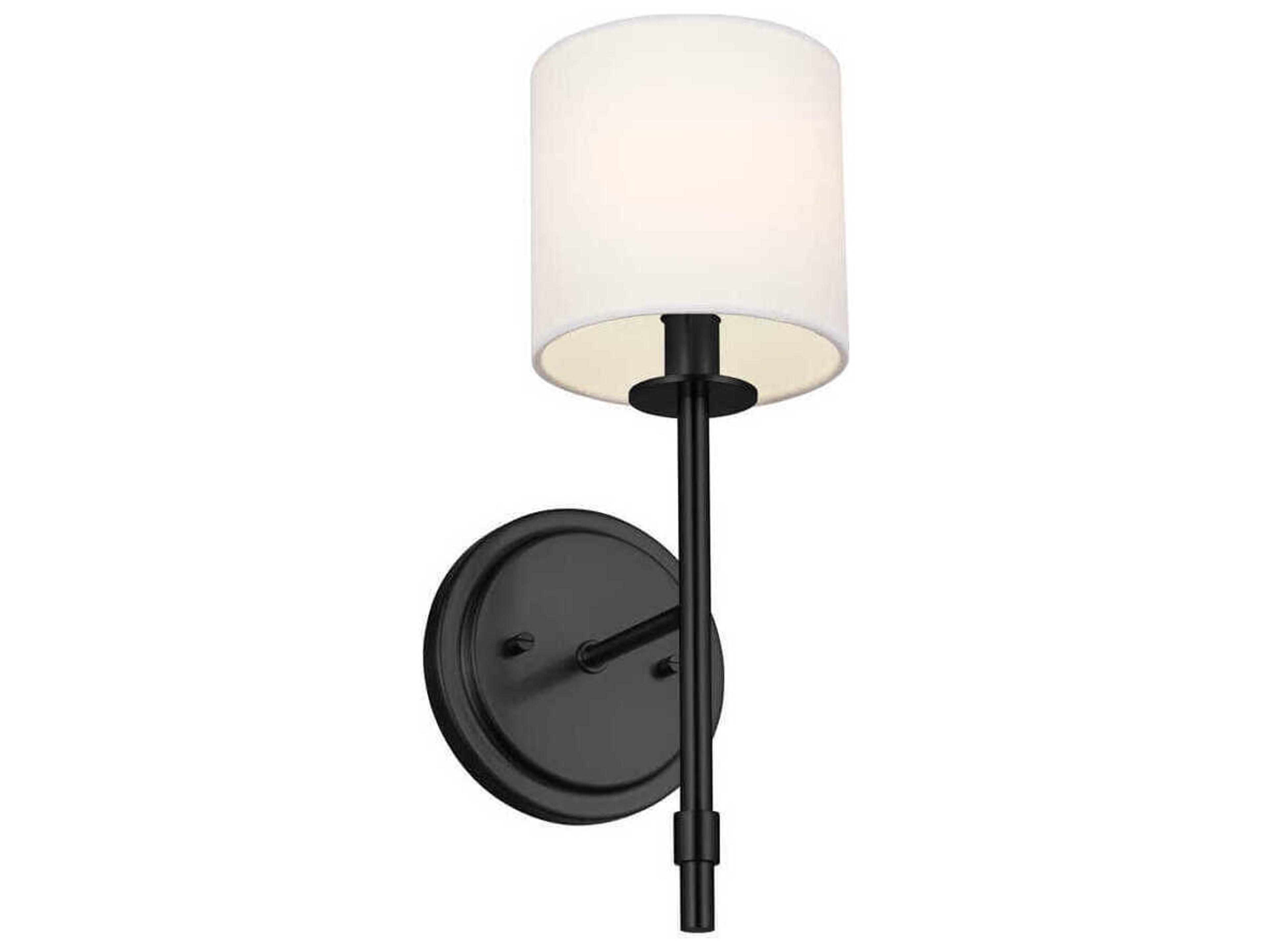 Ali 1-Light Black Wall Sconce
