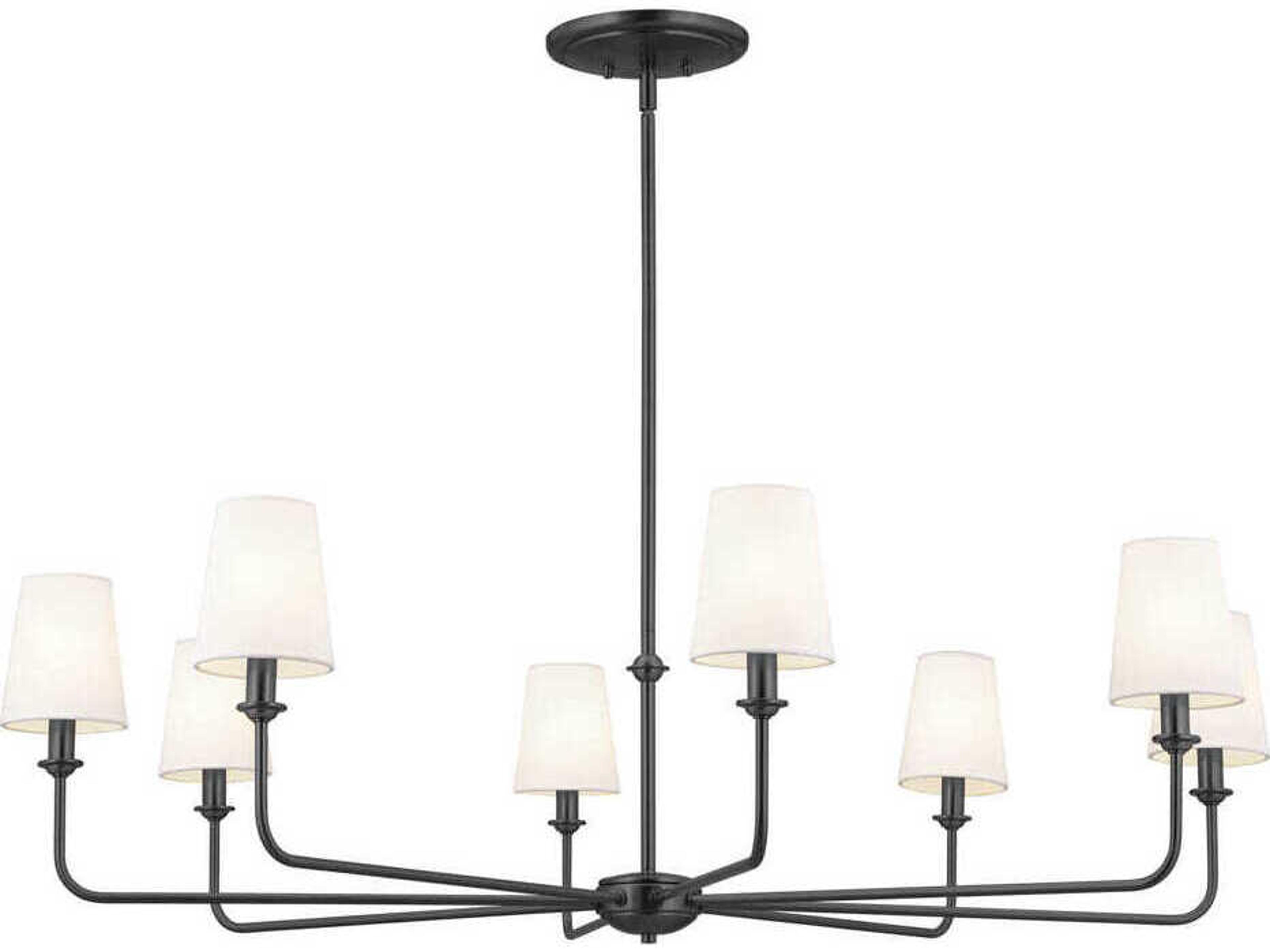 Pallas 8-Light Black Empire Chandelier