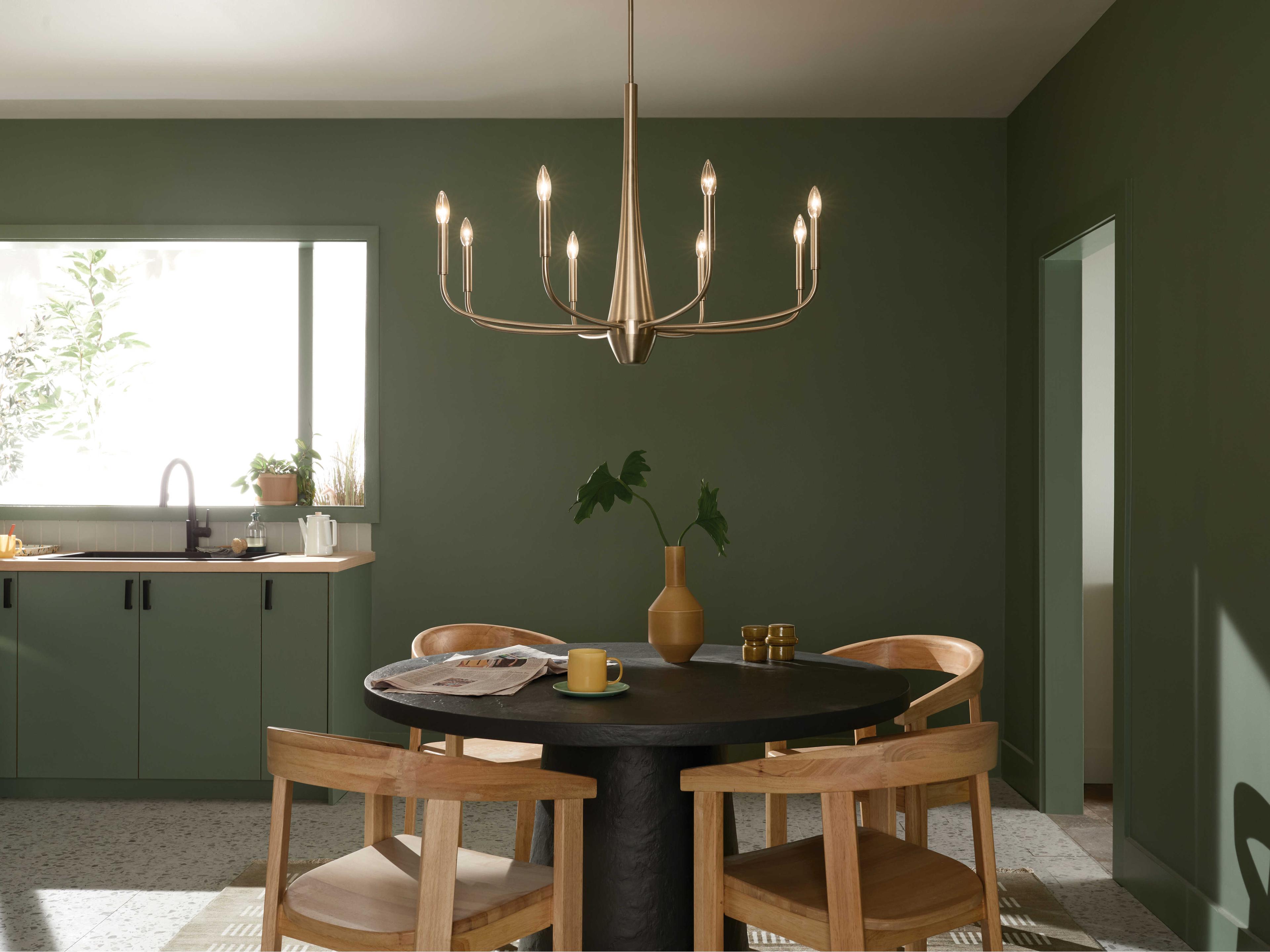 Kichler Deela 8-Light Champagne Bronze Candelabra Chandelier