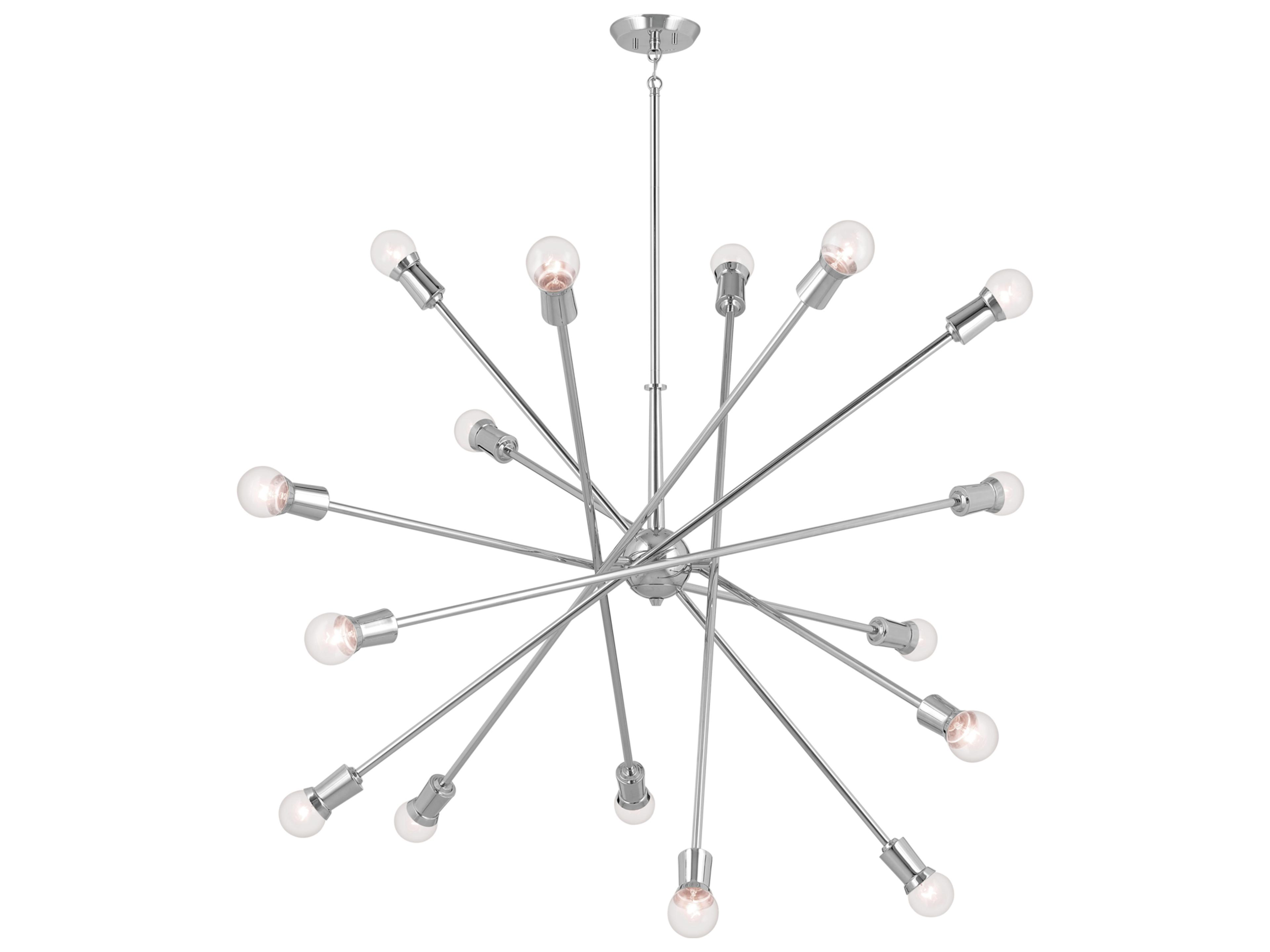 Armstrong 16-Light Chrome Linear Sputnik Pendant