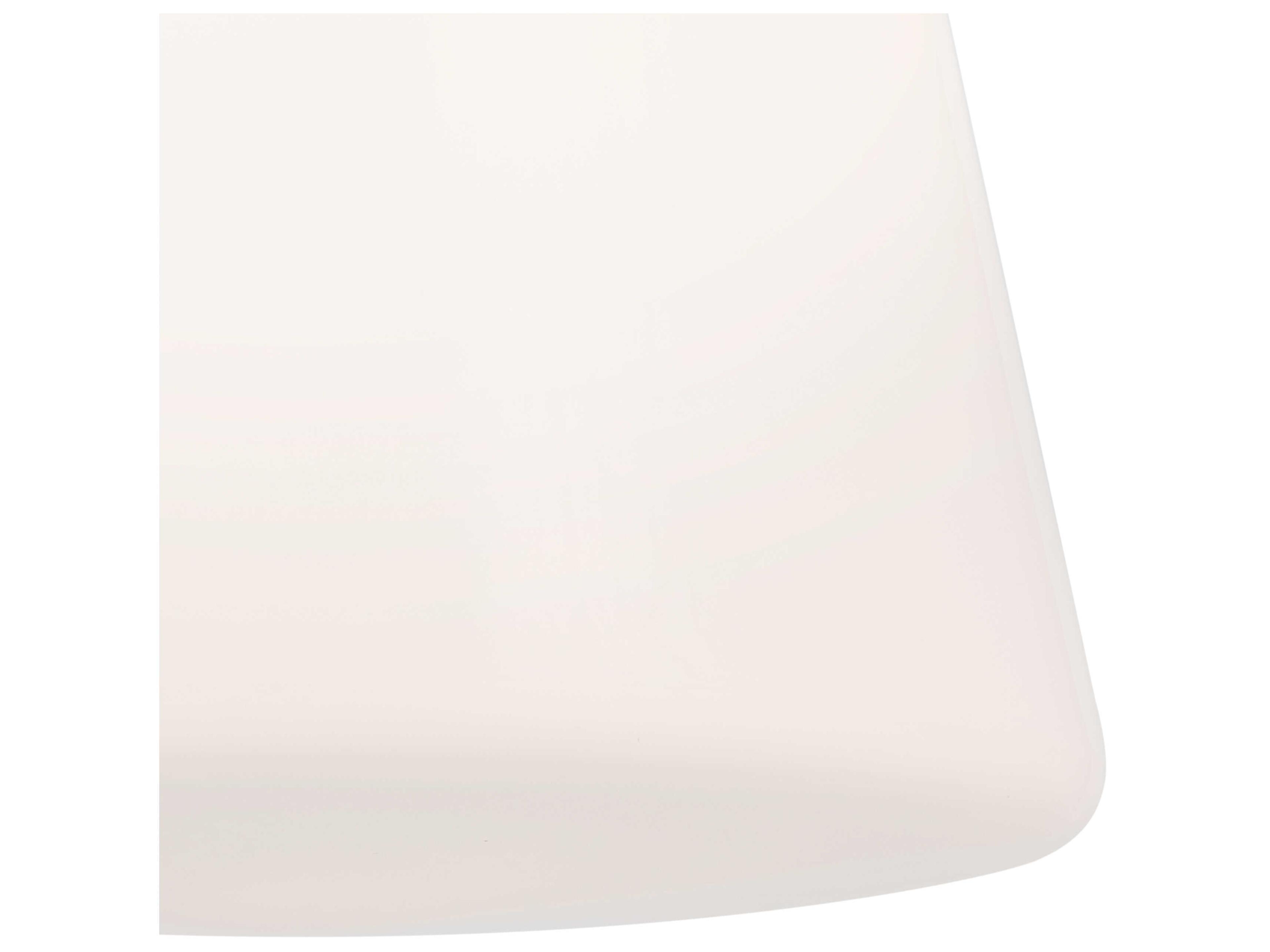 Kichler Albers 1-Light Black Glass Flush Mount