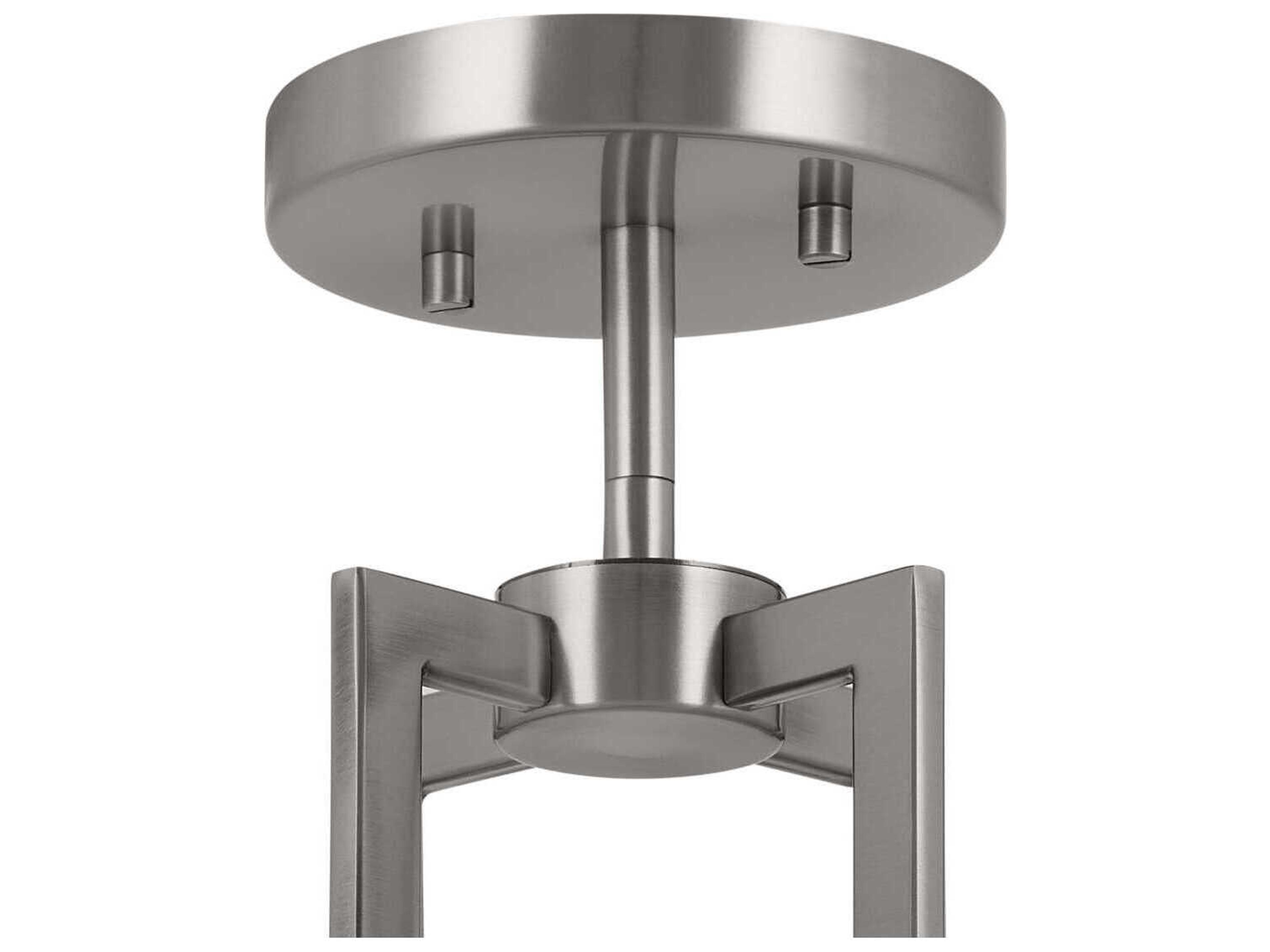 Kichler Malen 4-Light Classic Pewter Drum Semi Flush Mount