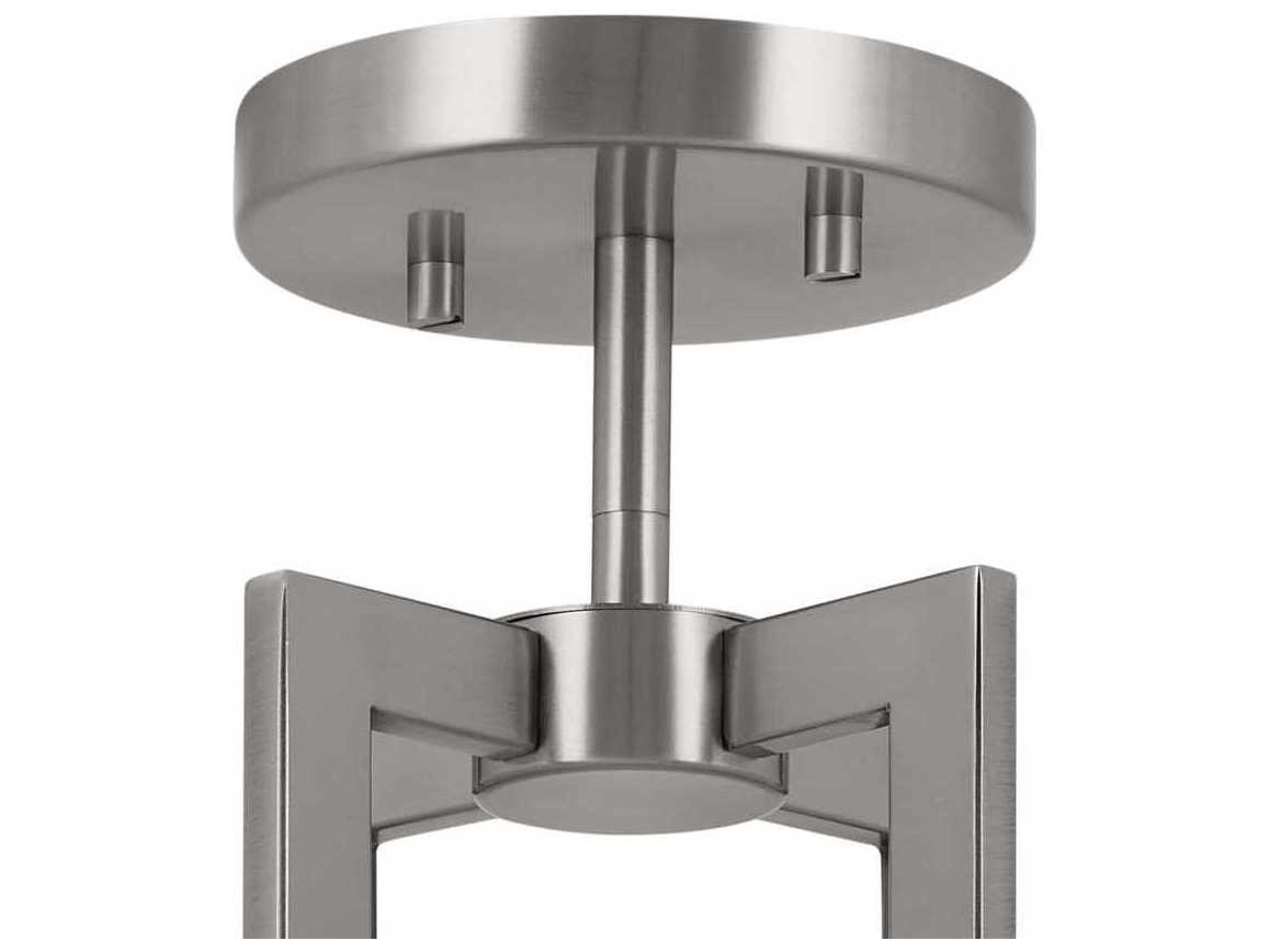 Kichler Malen 8-Light Classic Pewter Drum Semi Flush Mount