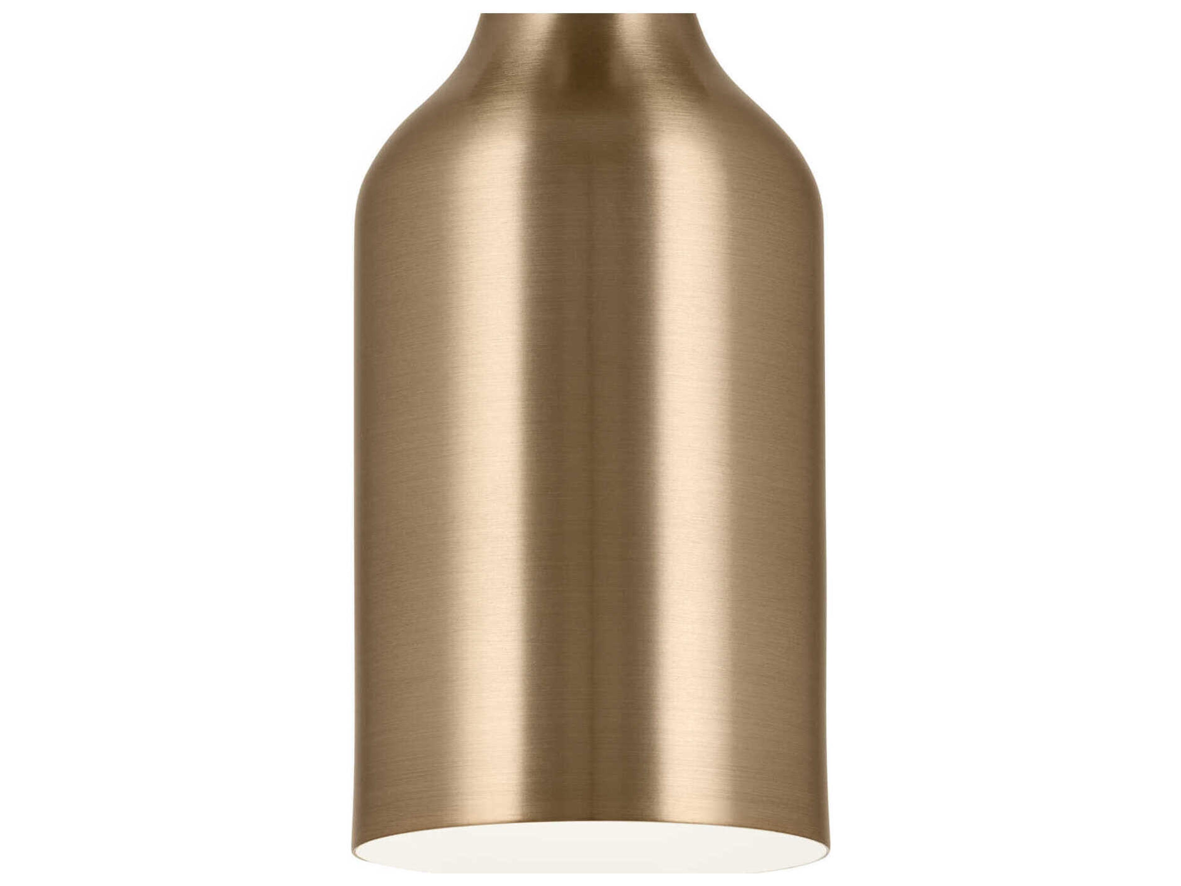 Kichler Sisu 1-Light Champagne Bronze Cylinder Flush Mount