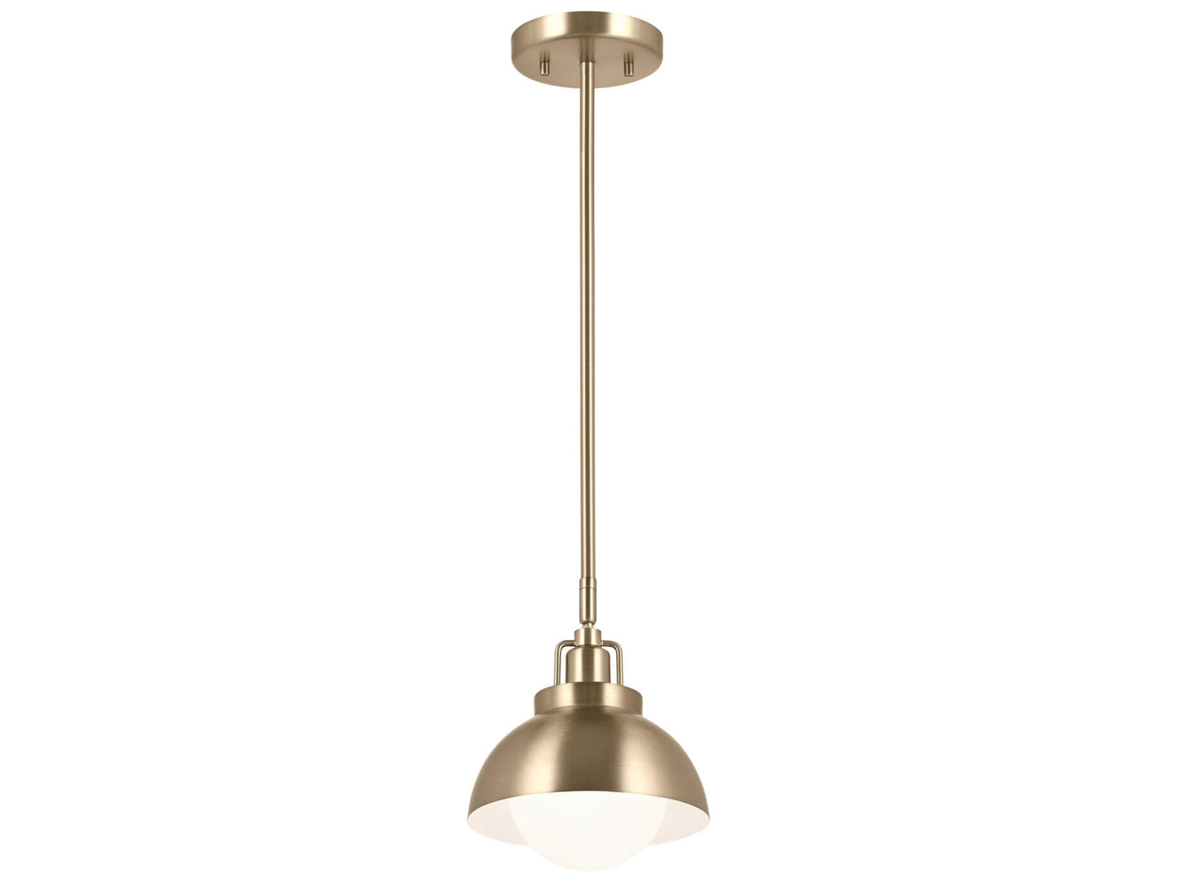 Kichler Niva 1-Light Champagne Bronze Glass Wall Sconce