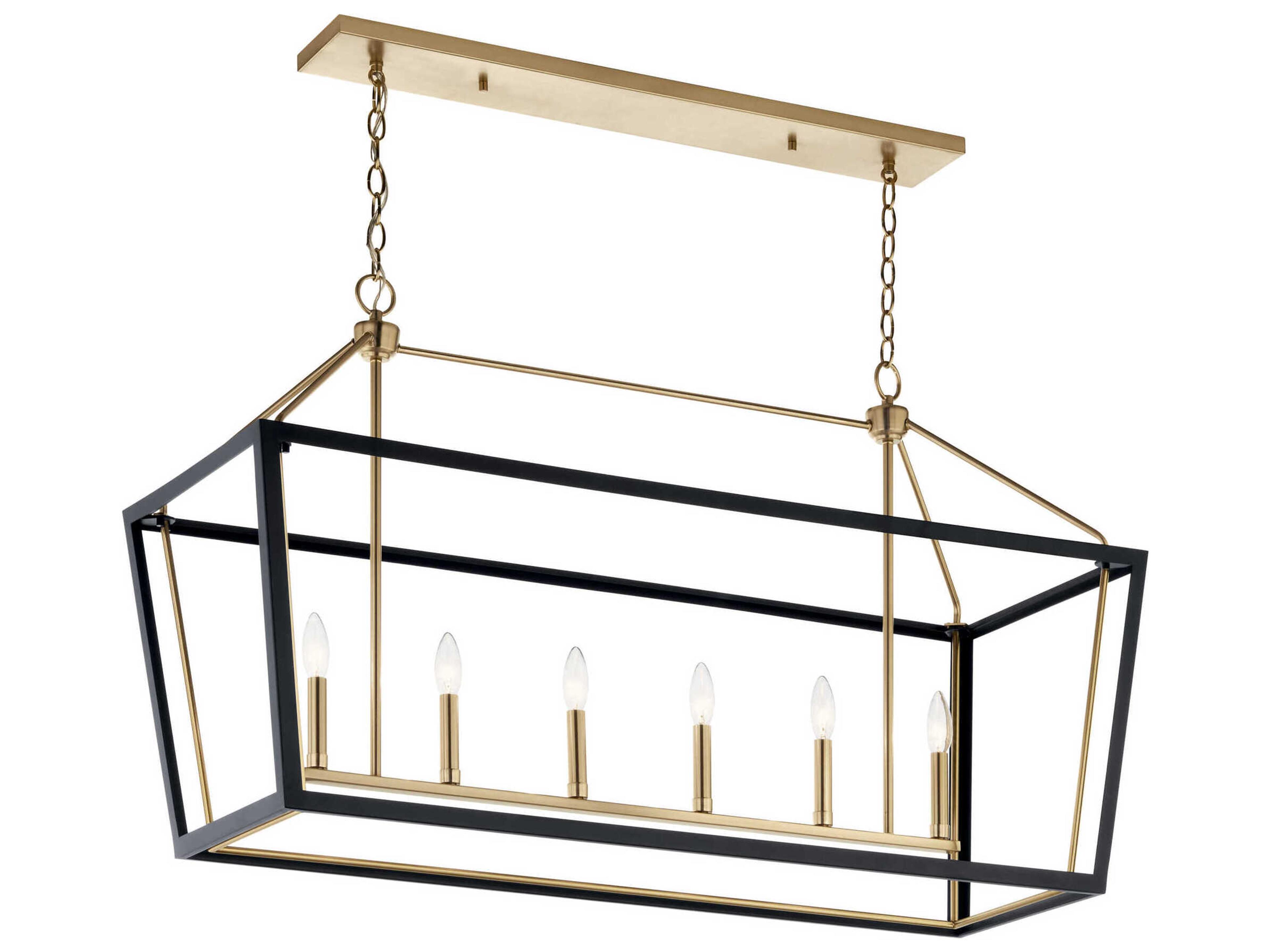 Delvin 6-Light Champagne Bronze Island Pendant