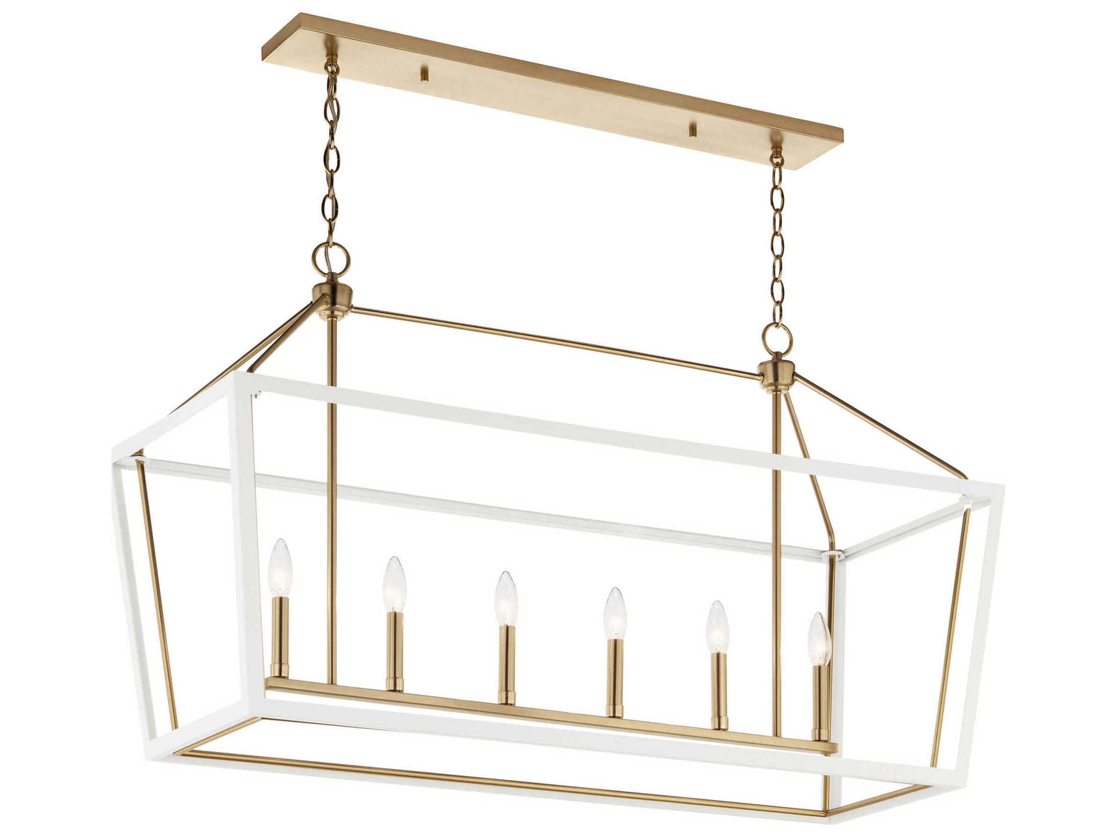 Delvin 6-Light Champagne Bronze Island Pendant