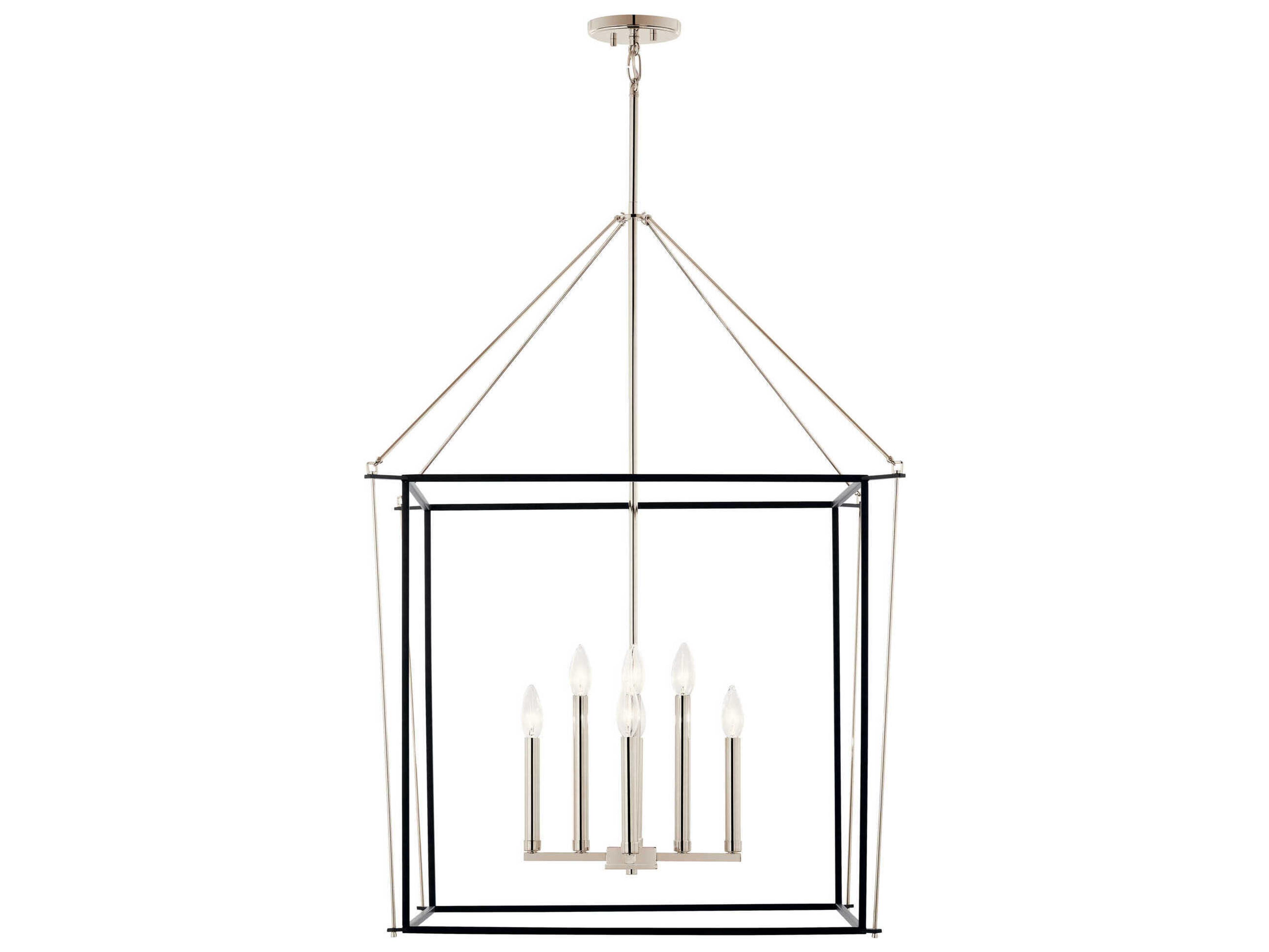 Kichler Eisley 8-Light Polished Nickel Pendant