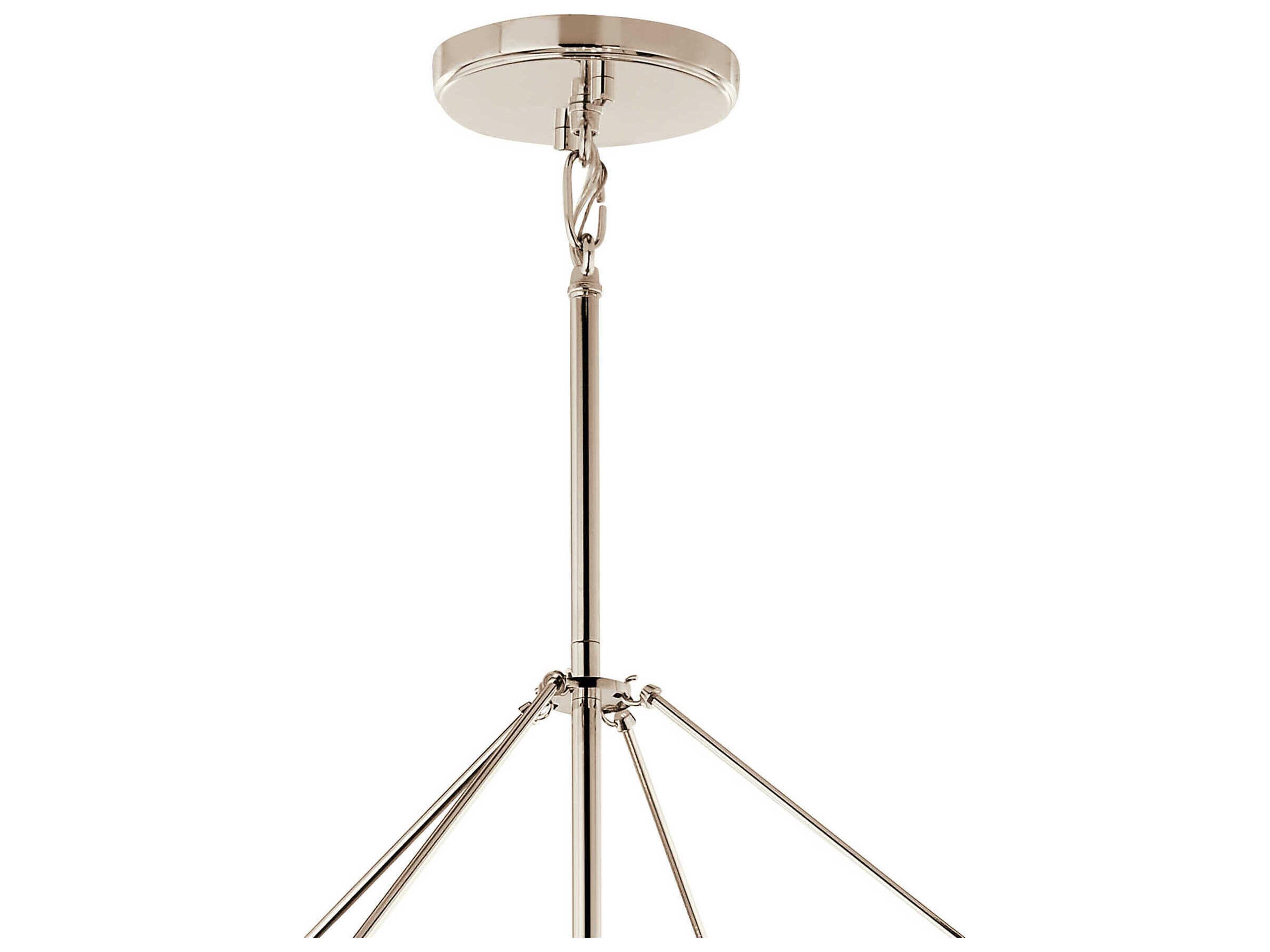 Kichler Eisley 8-Light Polished Nickel Pendant