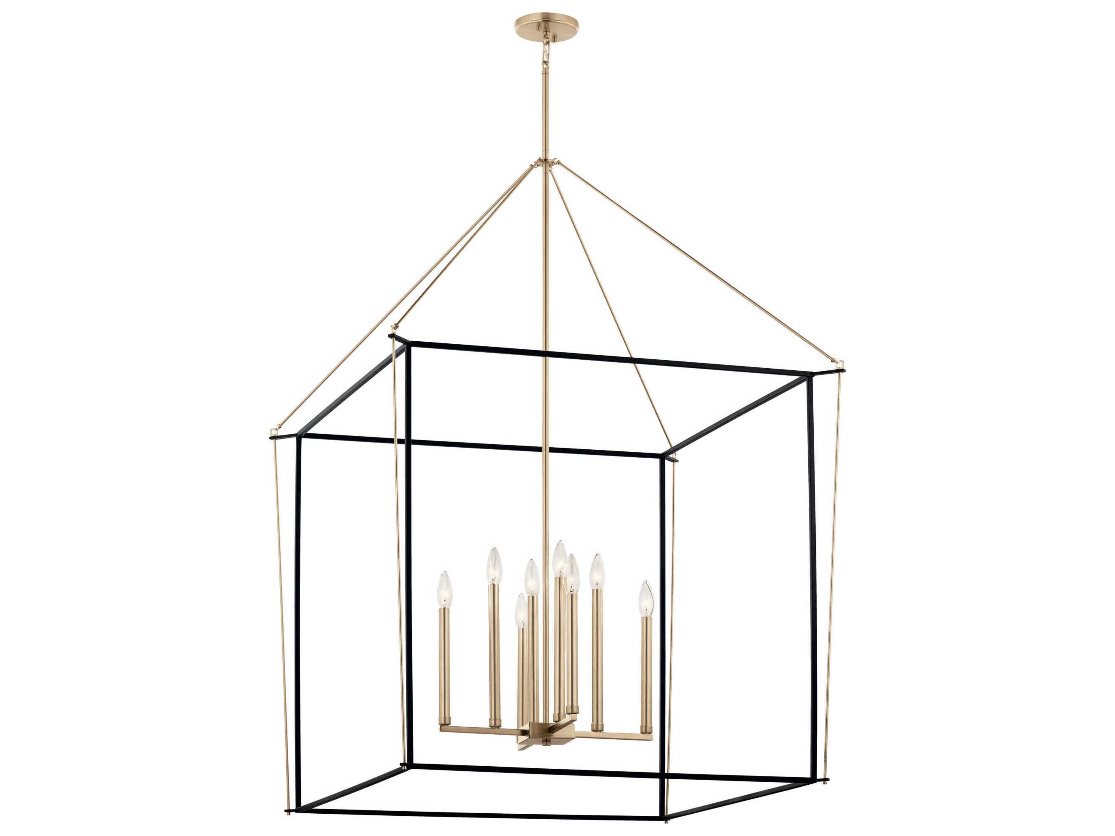 Eisley 8-Light Champagne Bronze Pendant