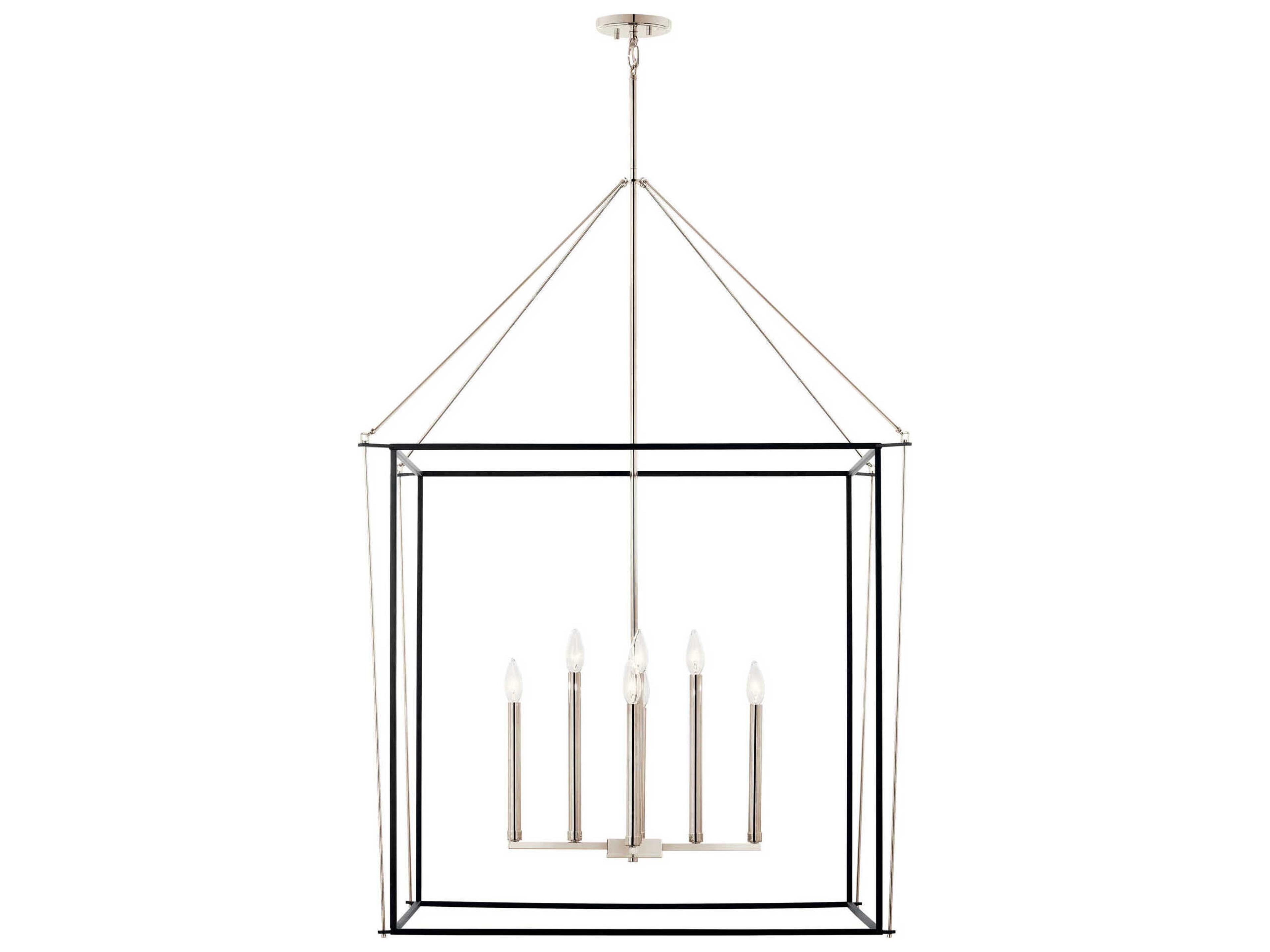 Kichler Eisley 8-Light Polished Nickel Pendant