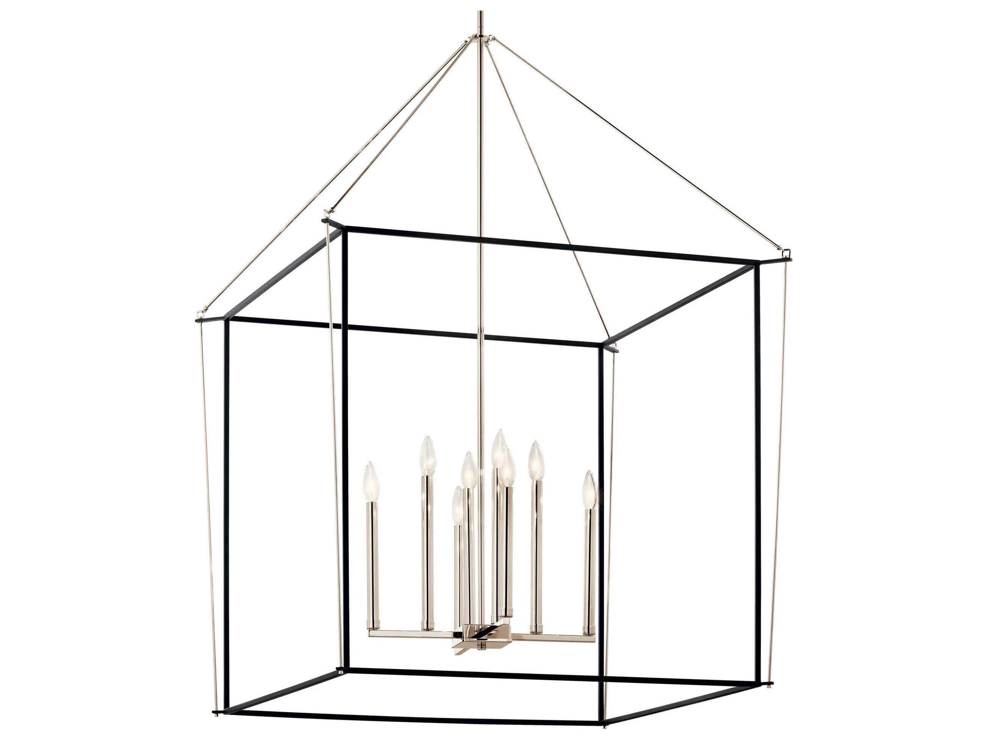 Kichler Eisley 8-Light Polished Nickel Pendant