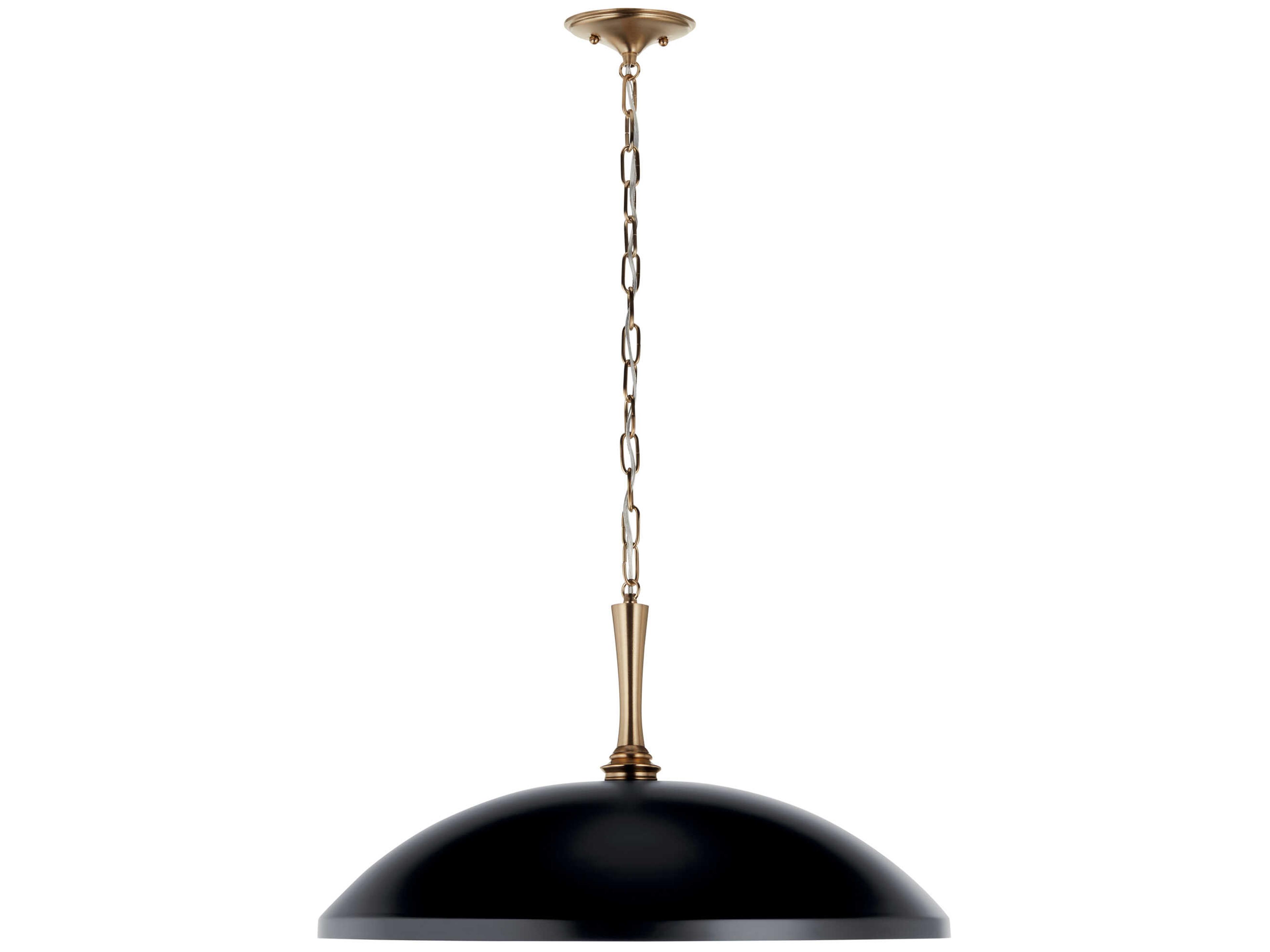 Kichler Delarosa 1-Light Black Pendant