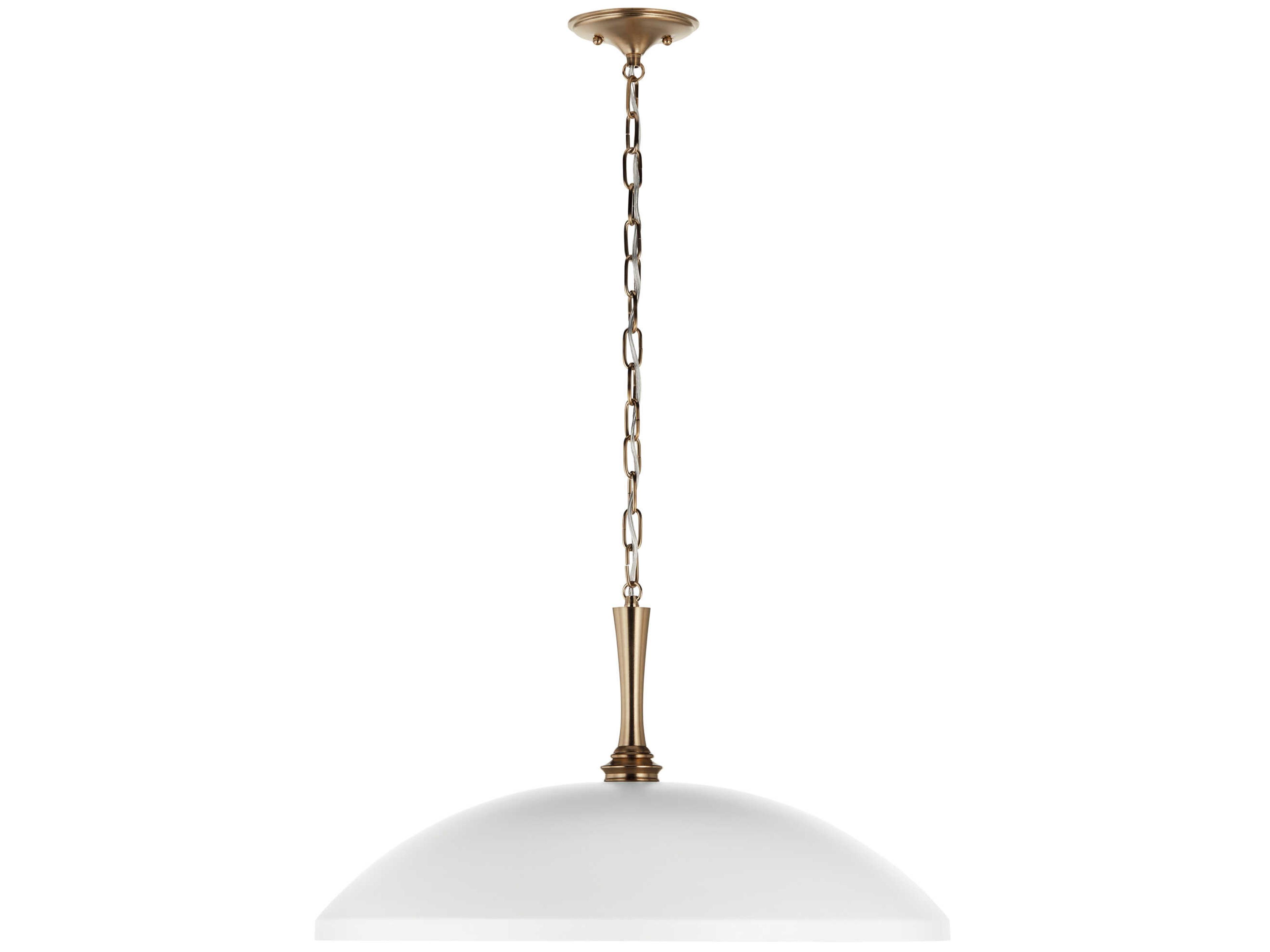 Kichler Delarosa 1-Light White Pendant