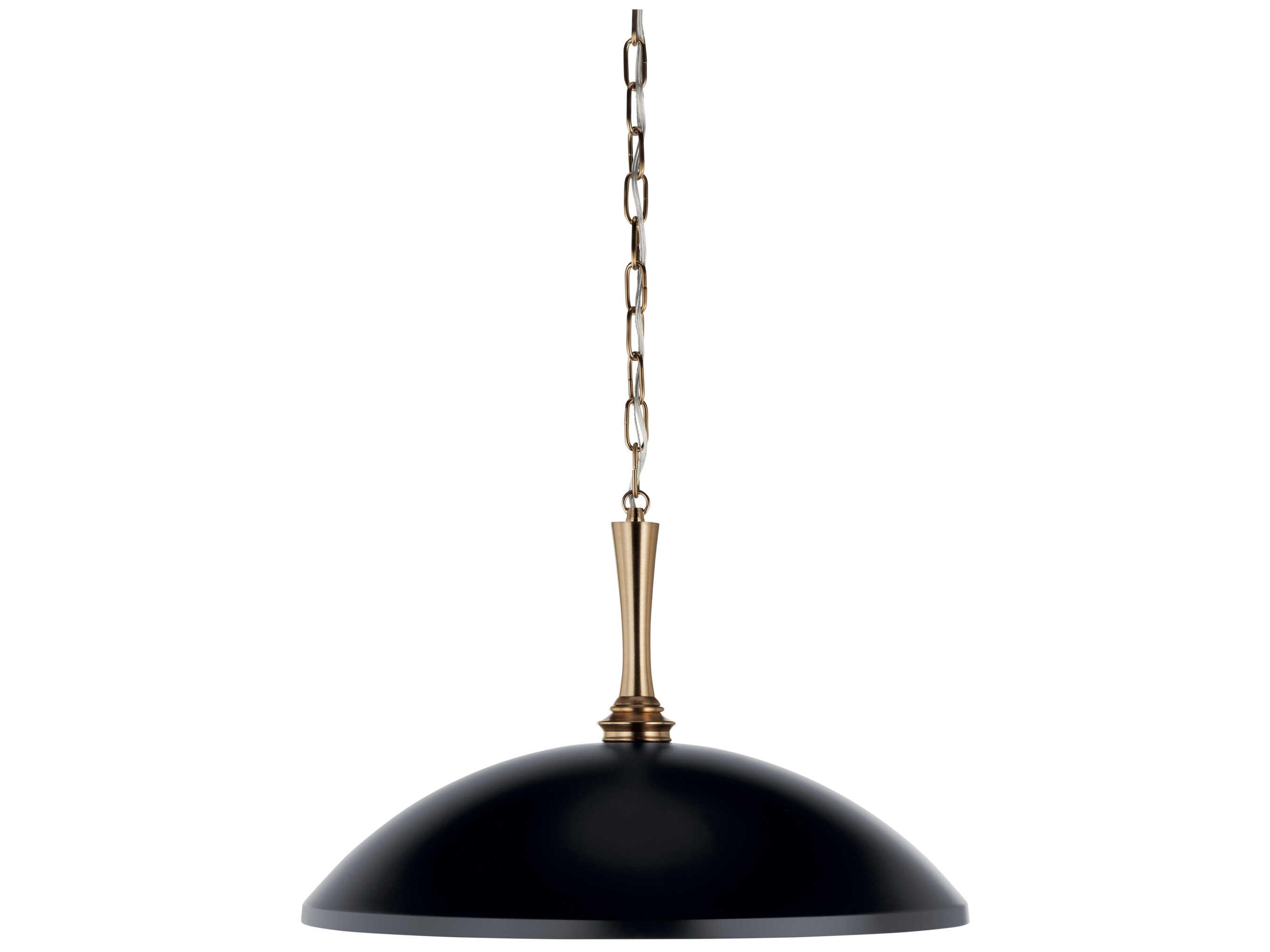 Kichler Delarosa 1-Light Black Pendant