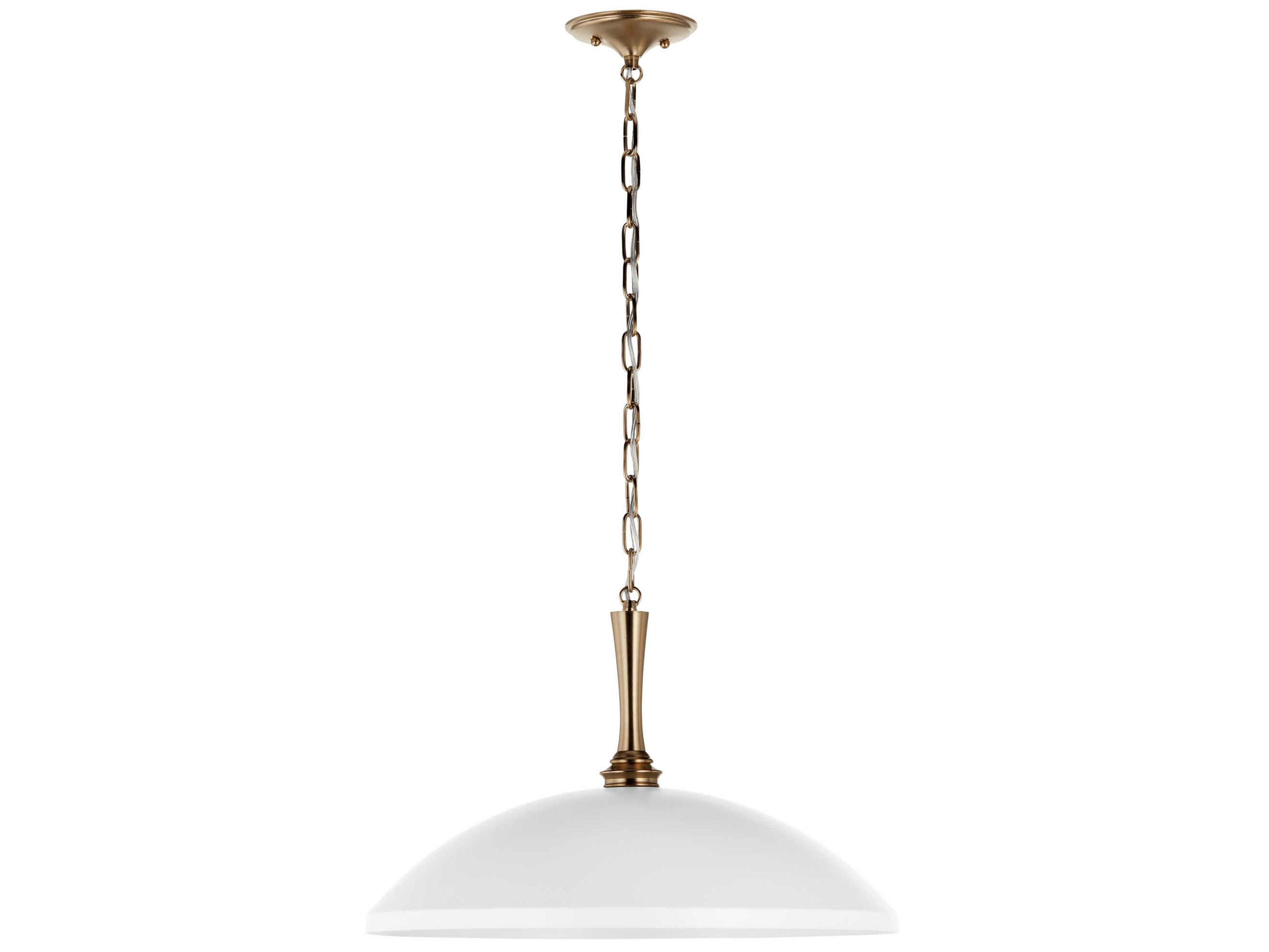 Kichler Delarosa 1-Light White Pendant