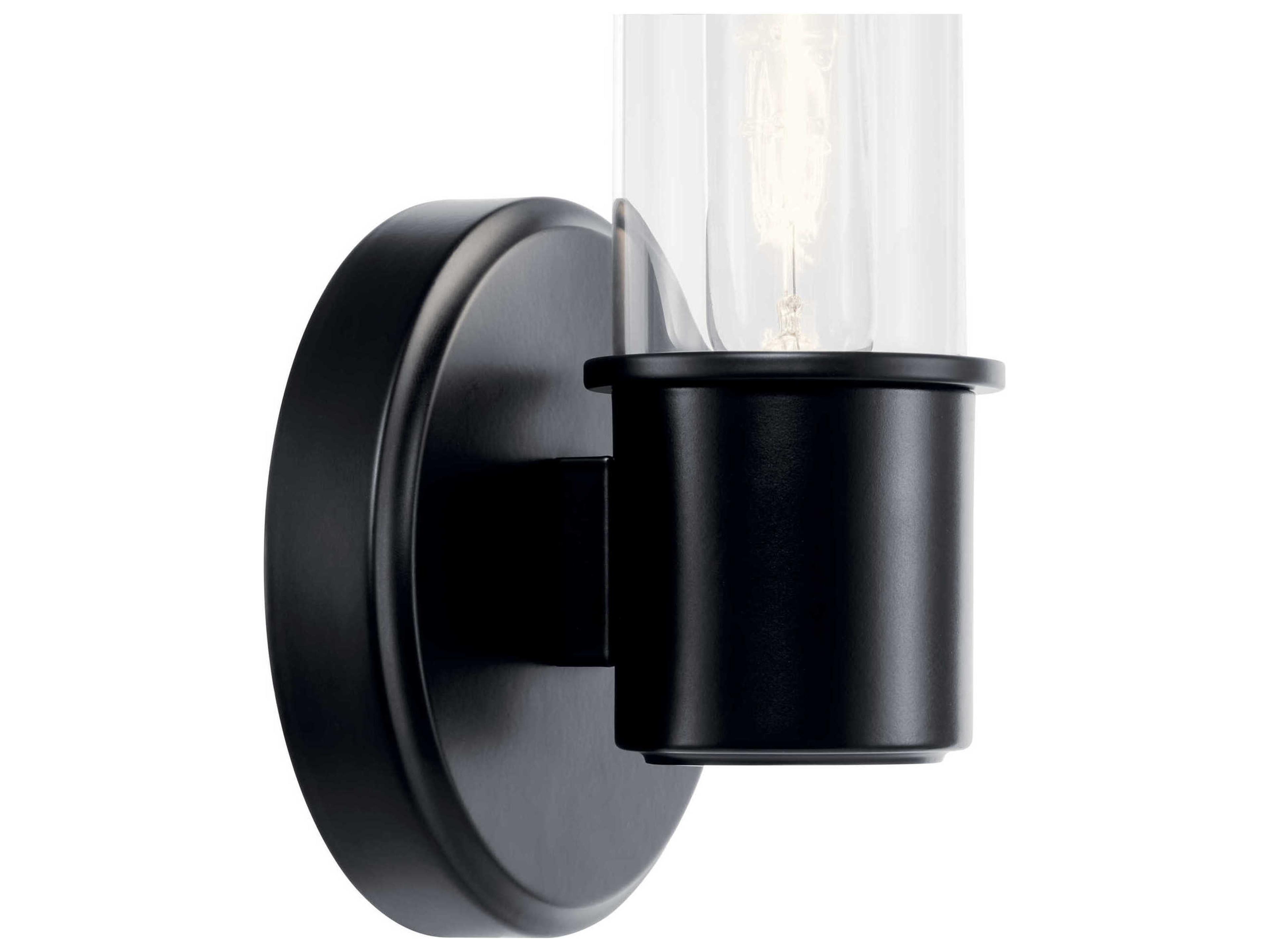 Kichler Aviv 1-Light Black Wall Sconce