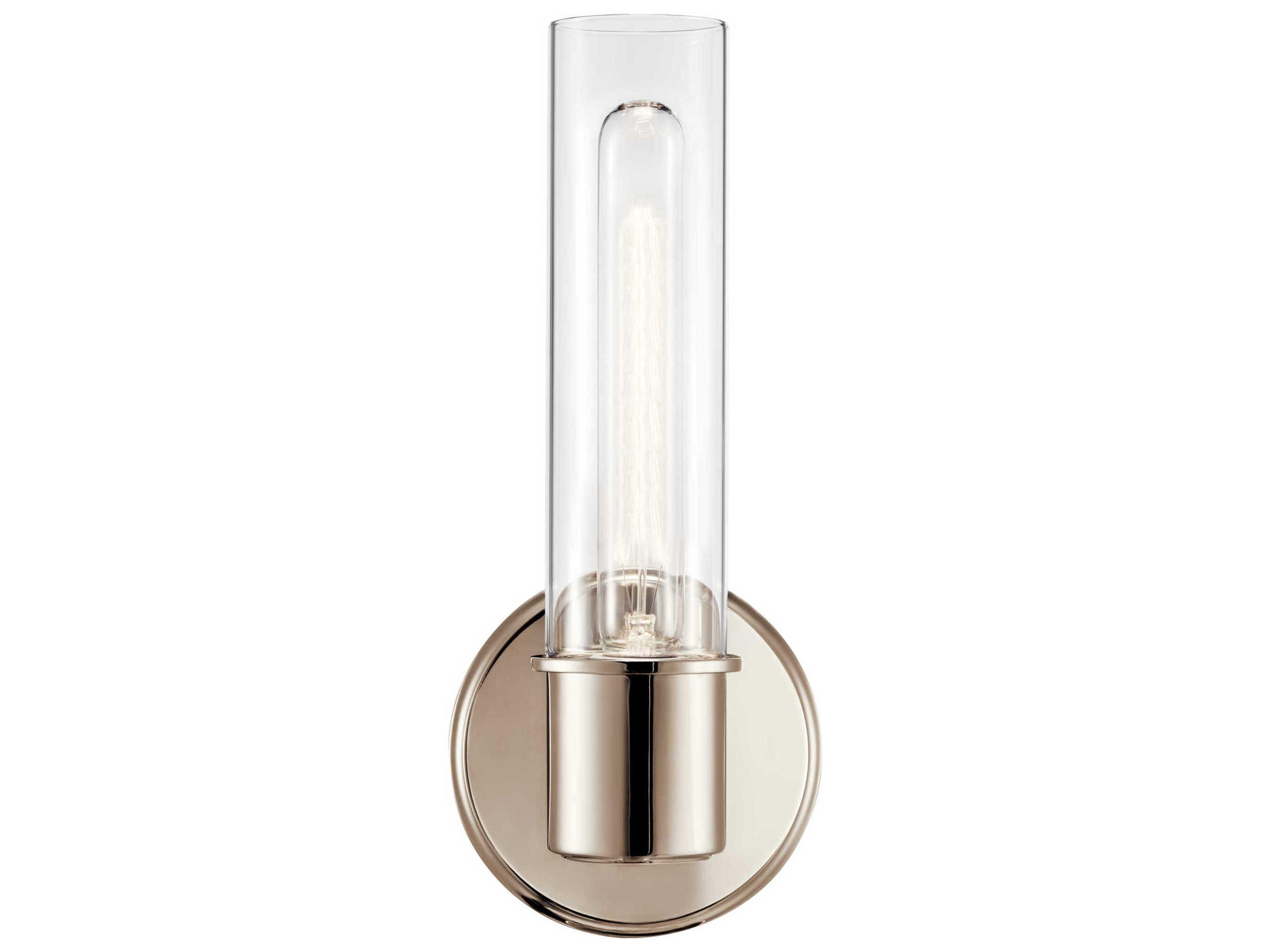 Kichler Aviv 1-Light Polished Nickel Wall Sconce
