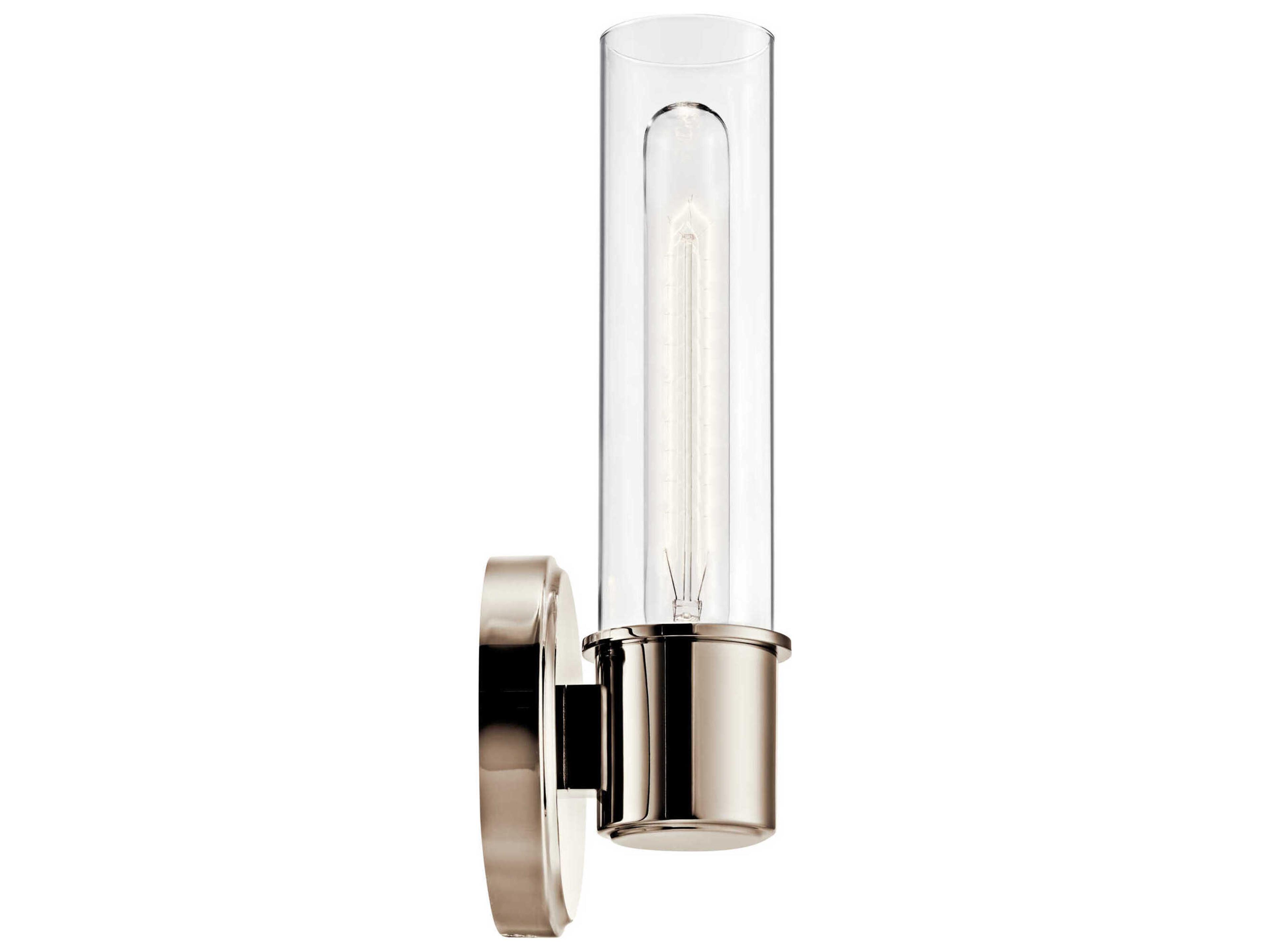 Kichler Aviv 1-Light Polished Nickel Wall Sconce