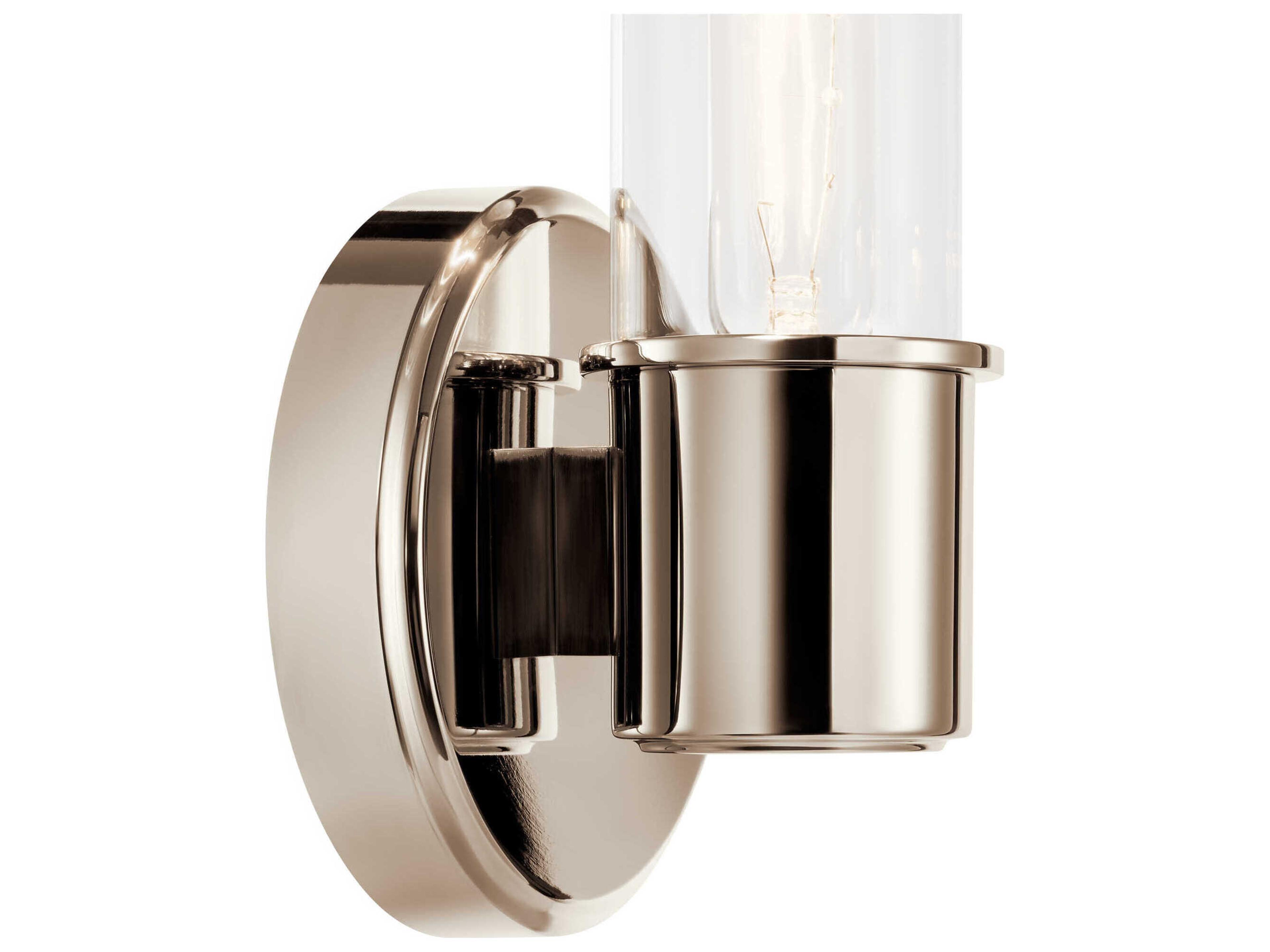 Kichler Aviv 1-Light Polished Nickel Wall Sconce