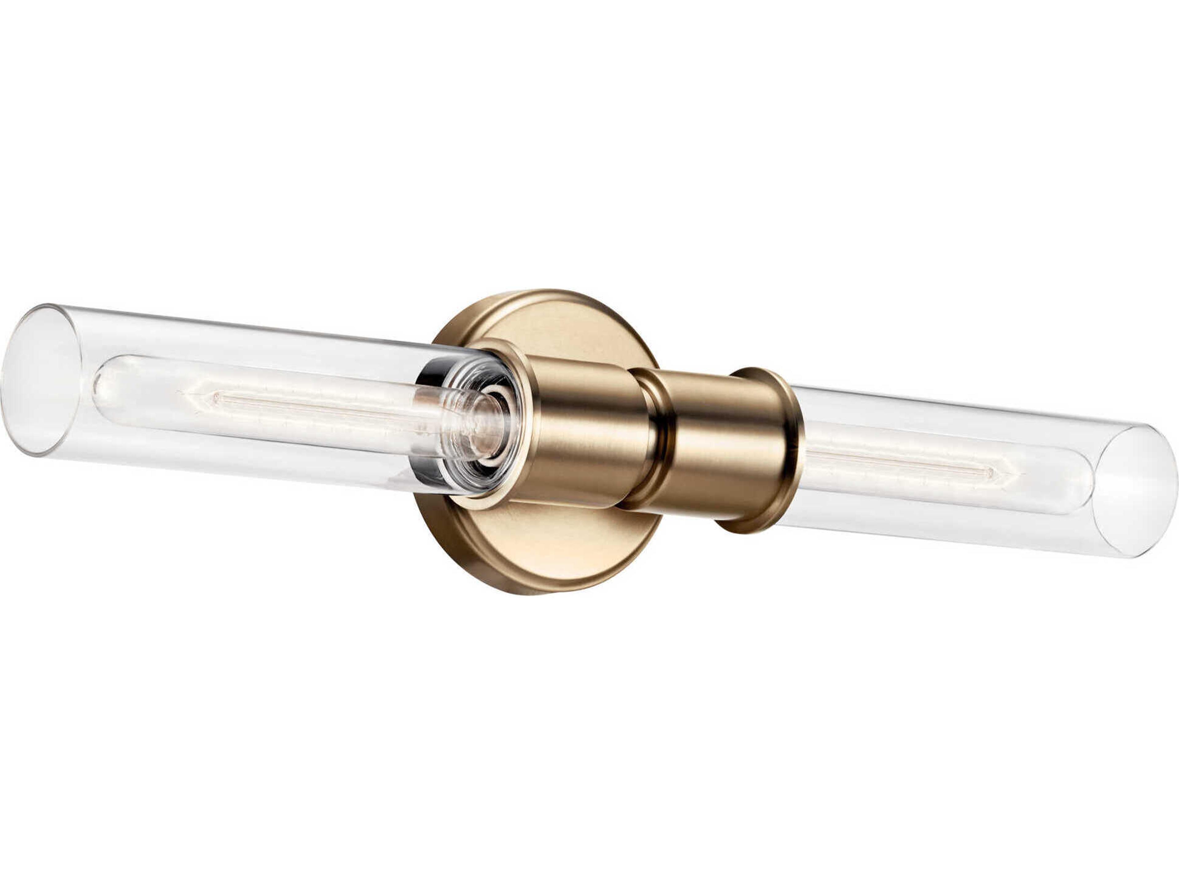 Aviv 2-Light Champagne Bronze Wall Sconce