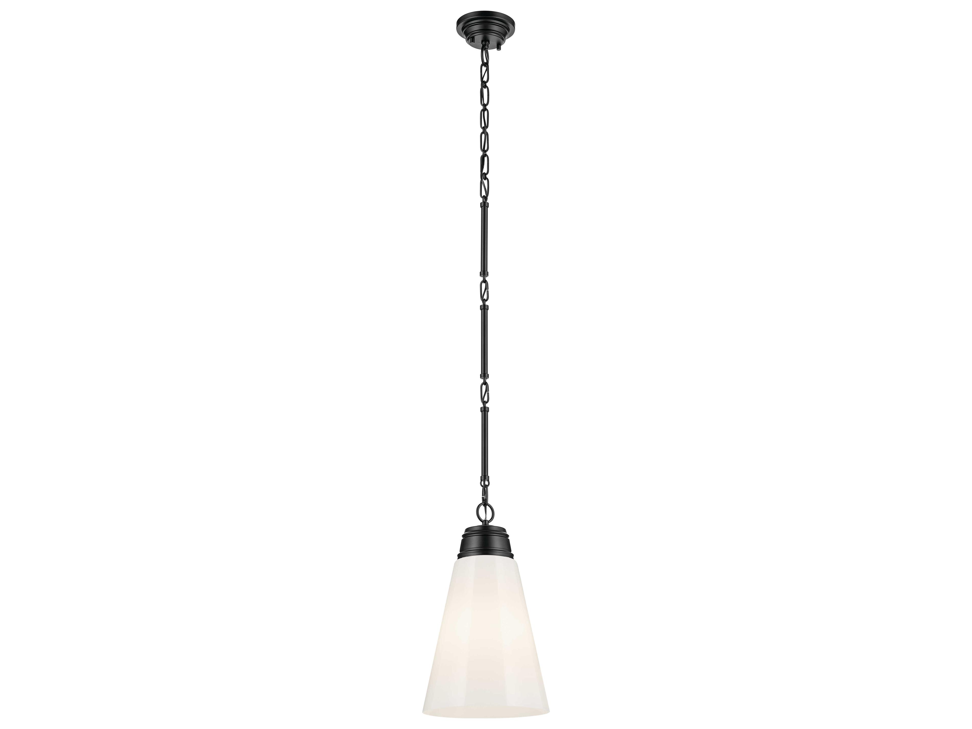 Marsailli 1-Light Black Mini Pendant