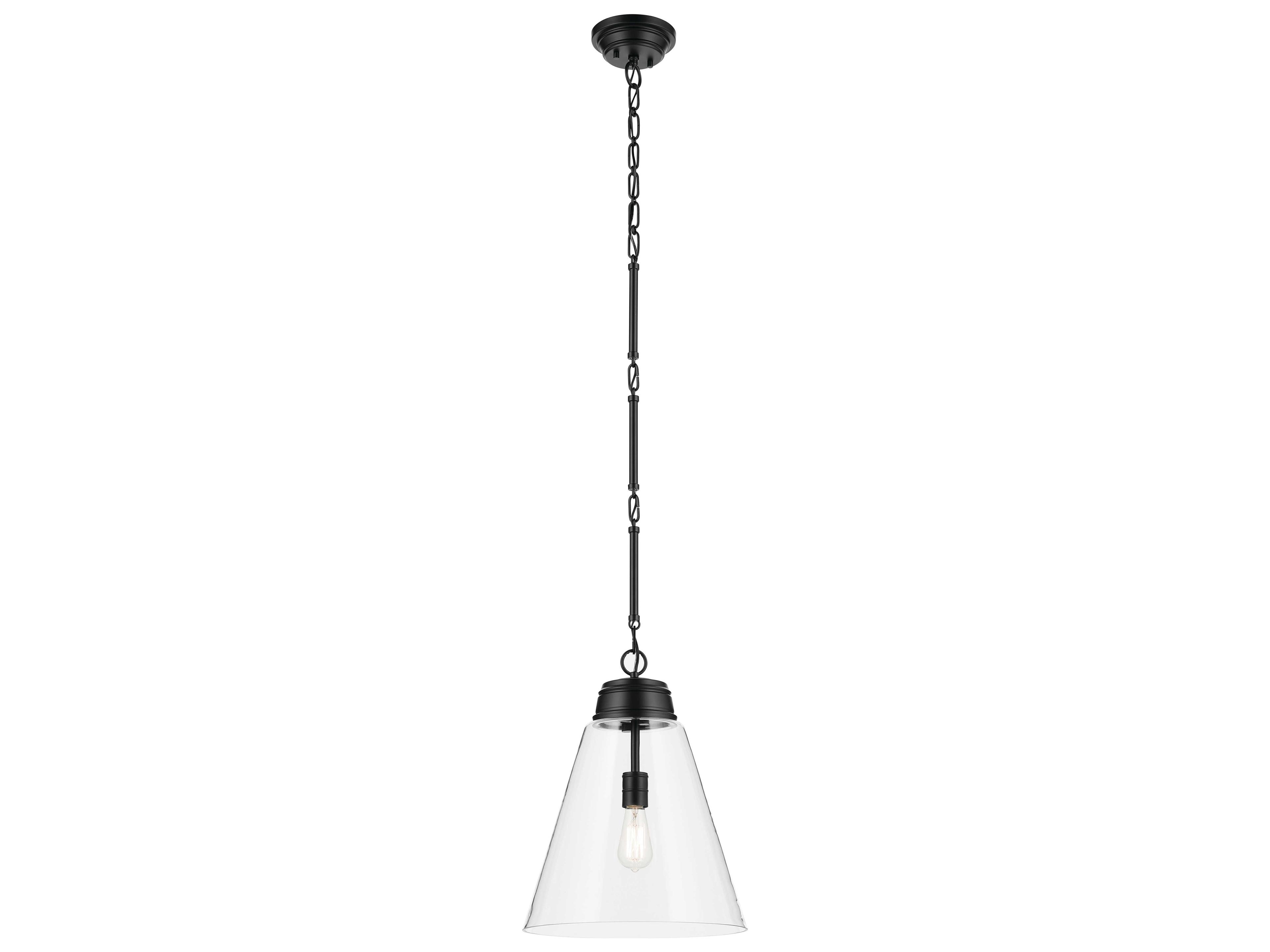 Marsailli 1-Light Black Pendant