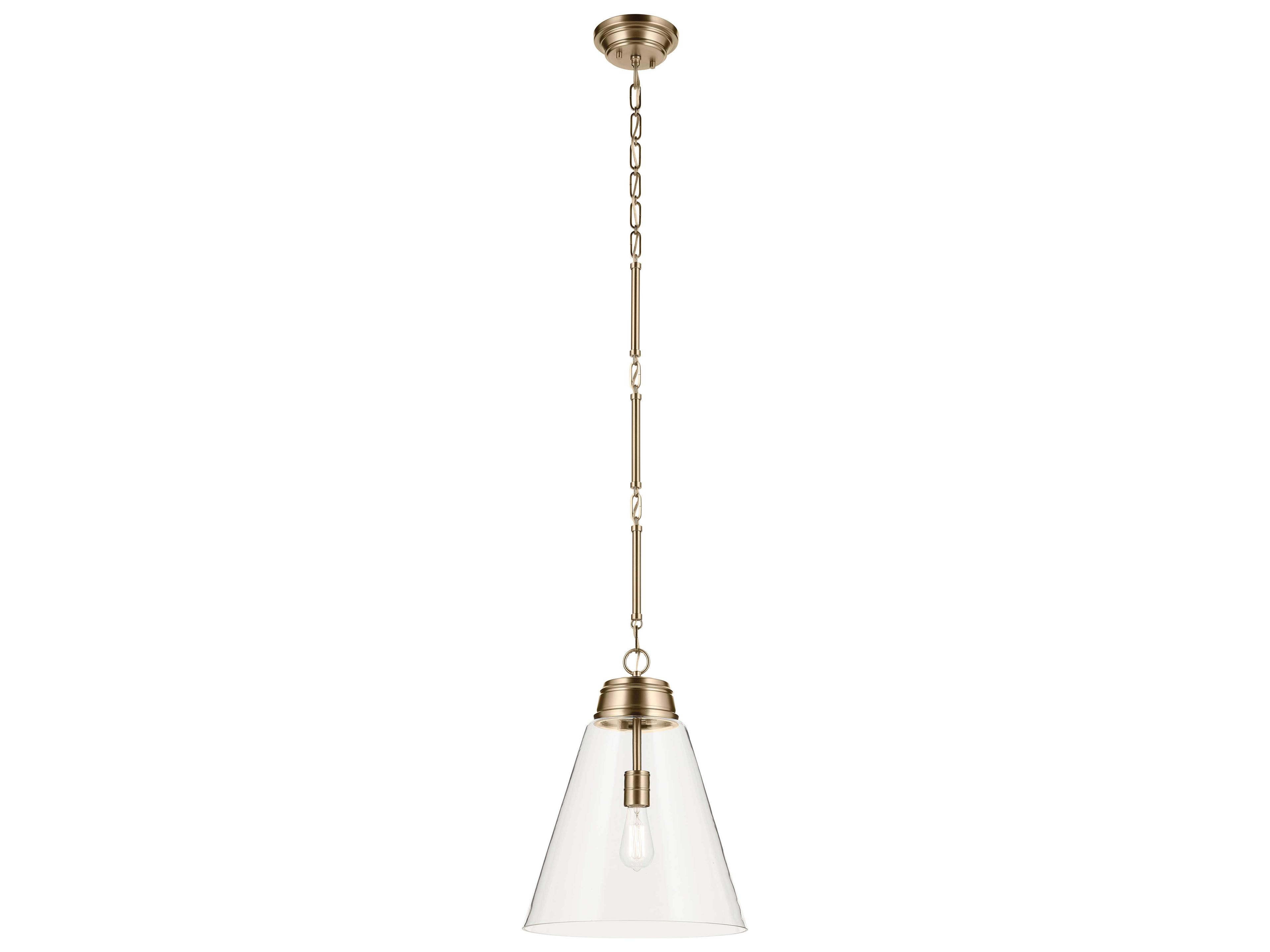 Marsailli 1-Light Champagne Bronze Pendant