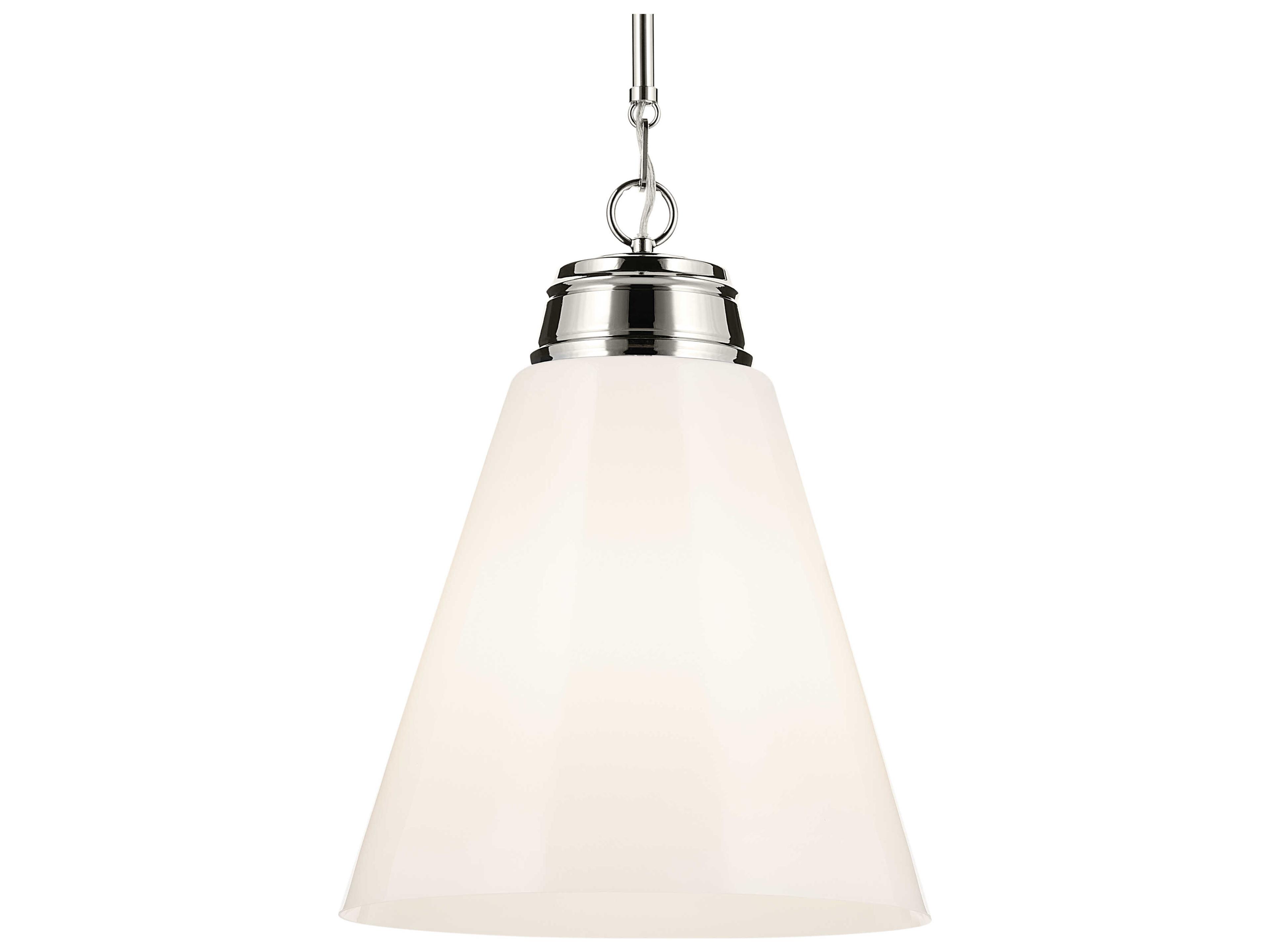 Kichler Marsailli 1-Light Polished Nickel Pendant