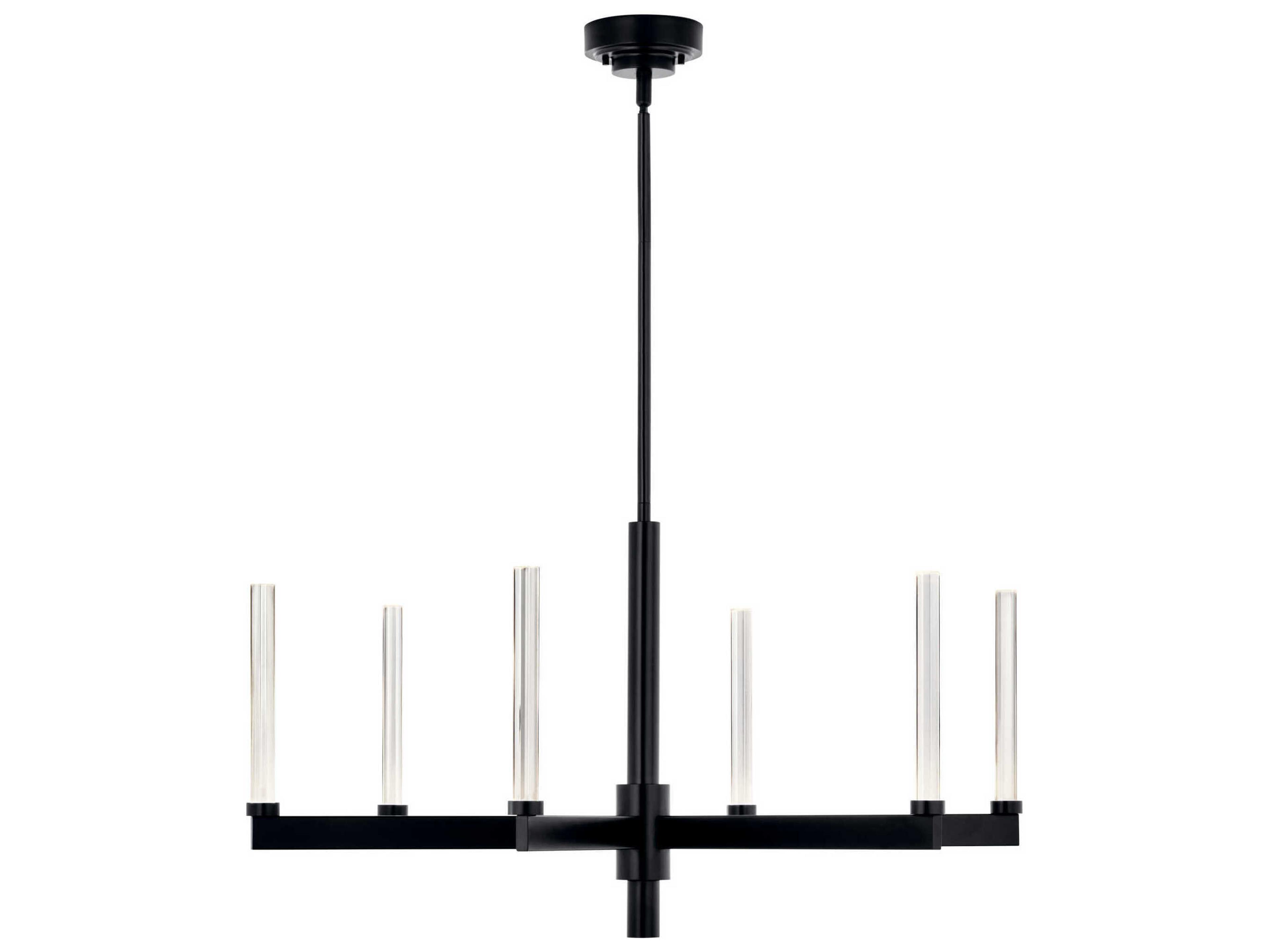 Kichler Sycara 6-Light Black Chandelier