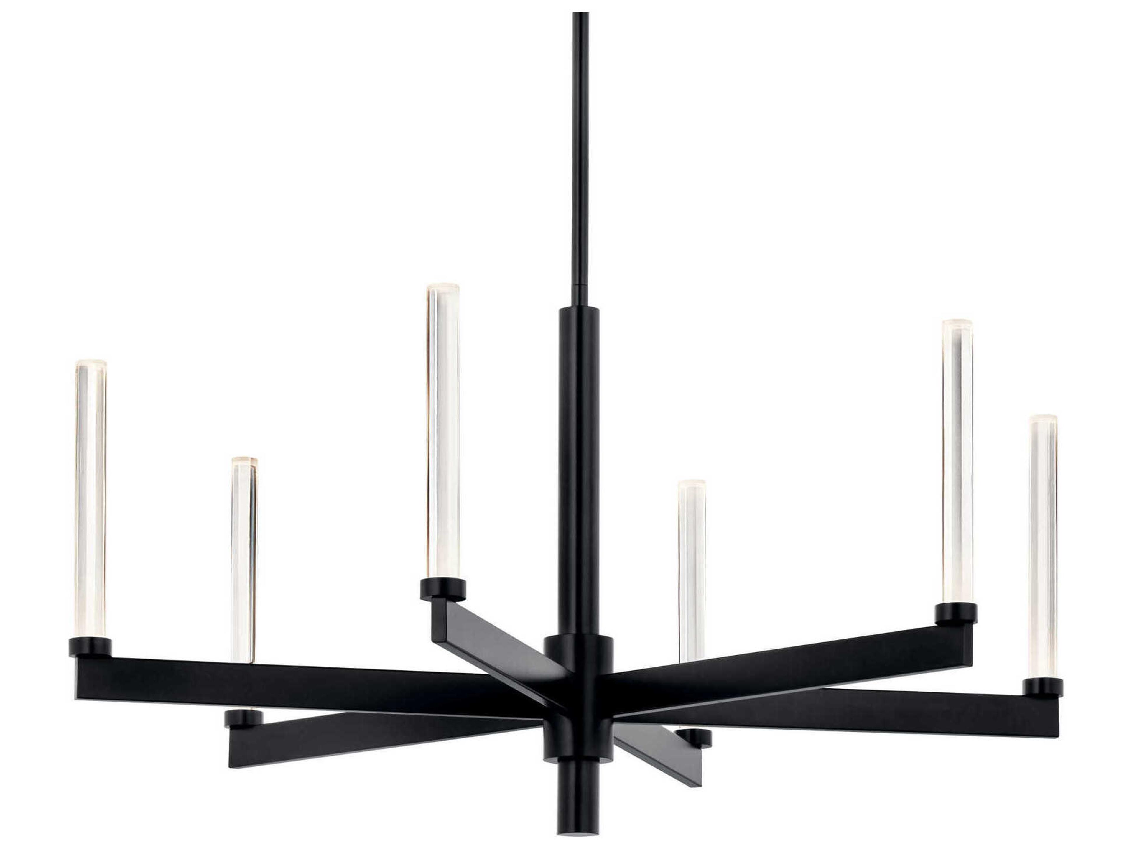 Kichler Sycara 6-Light Black Chandelier