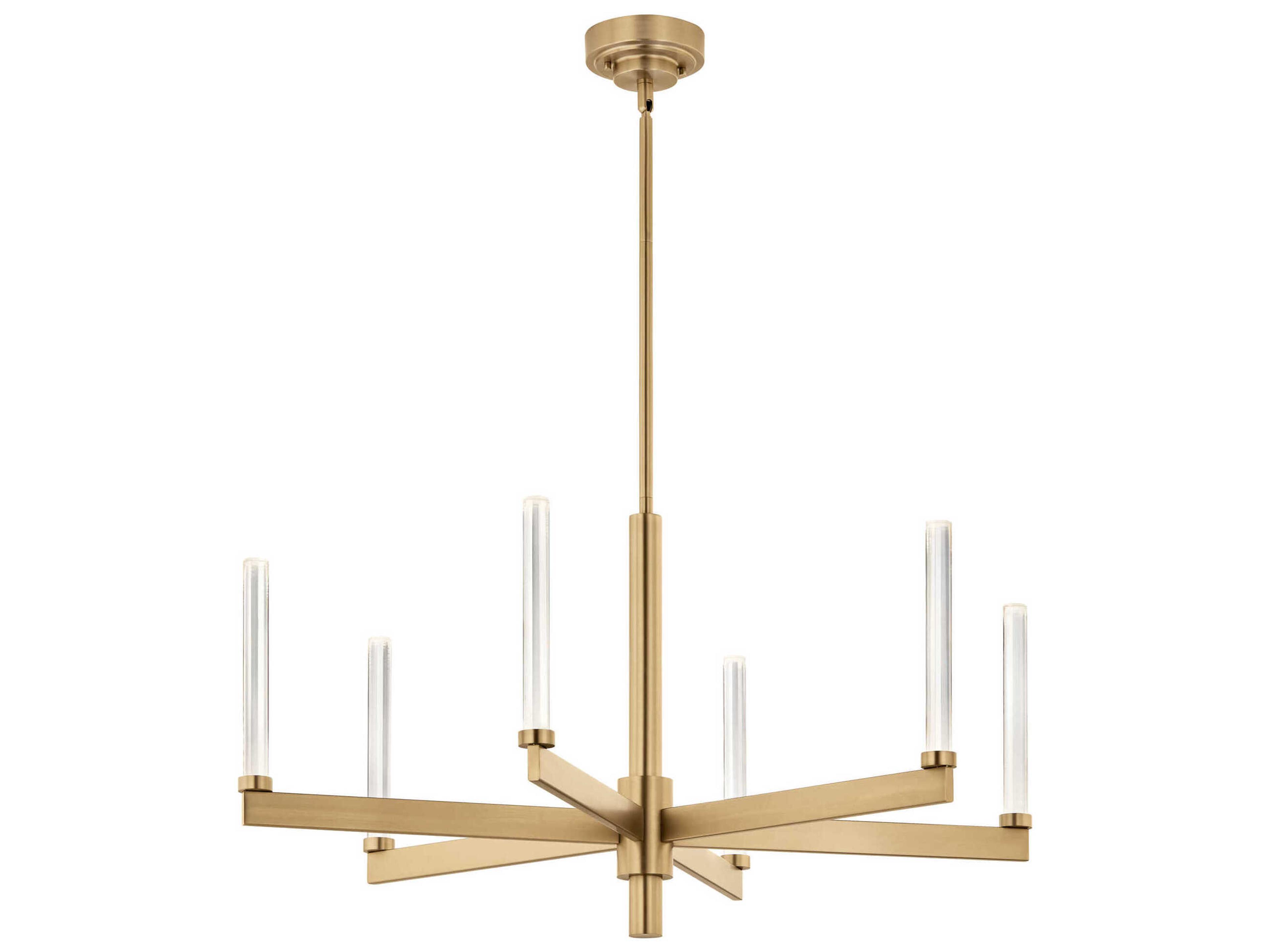 Sycara 6-Light Champagne Bronze Chandelier