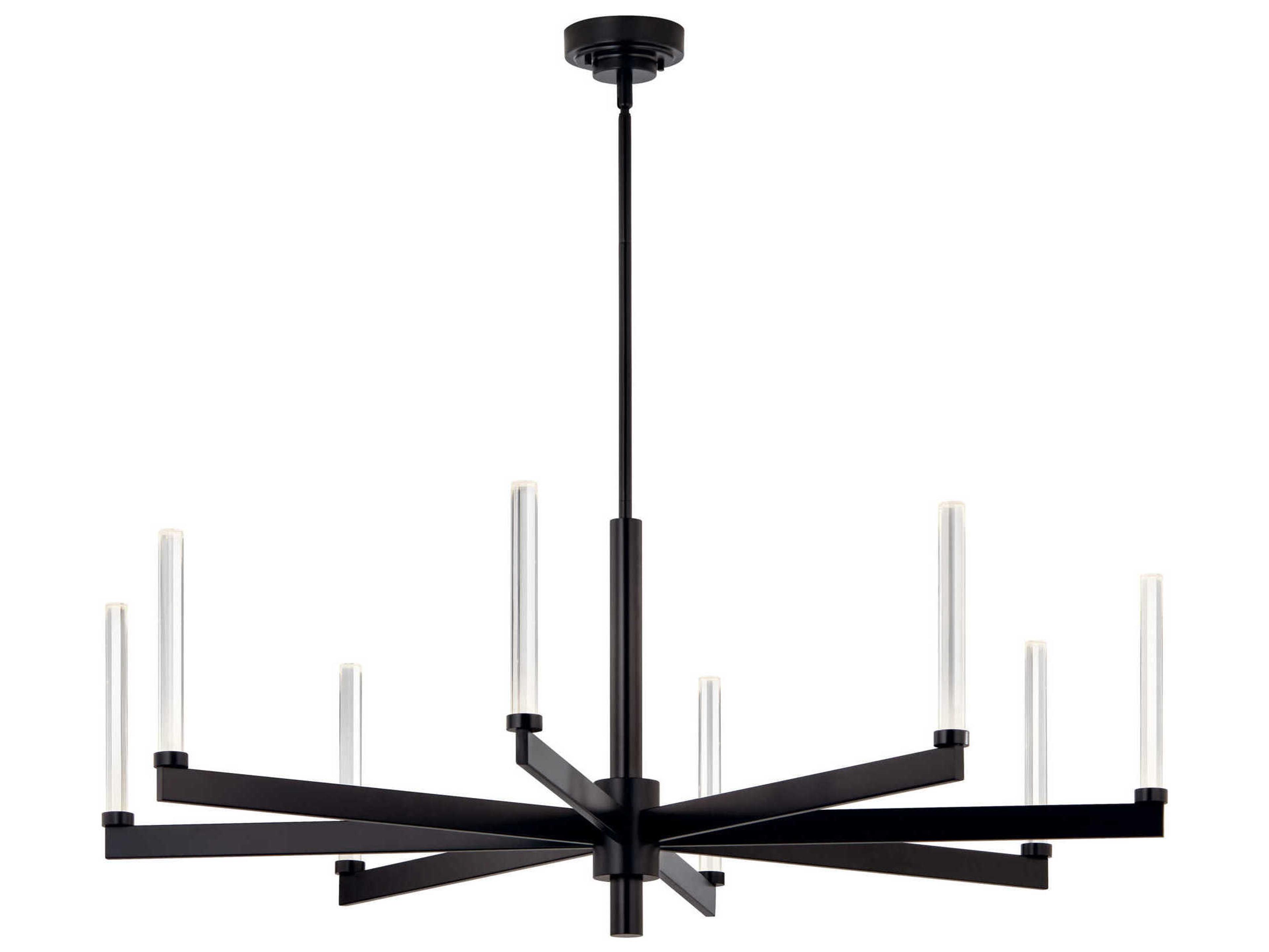 Sycara 8-Light Black Chandelier