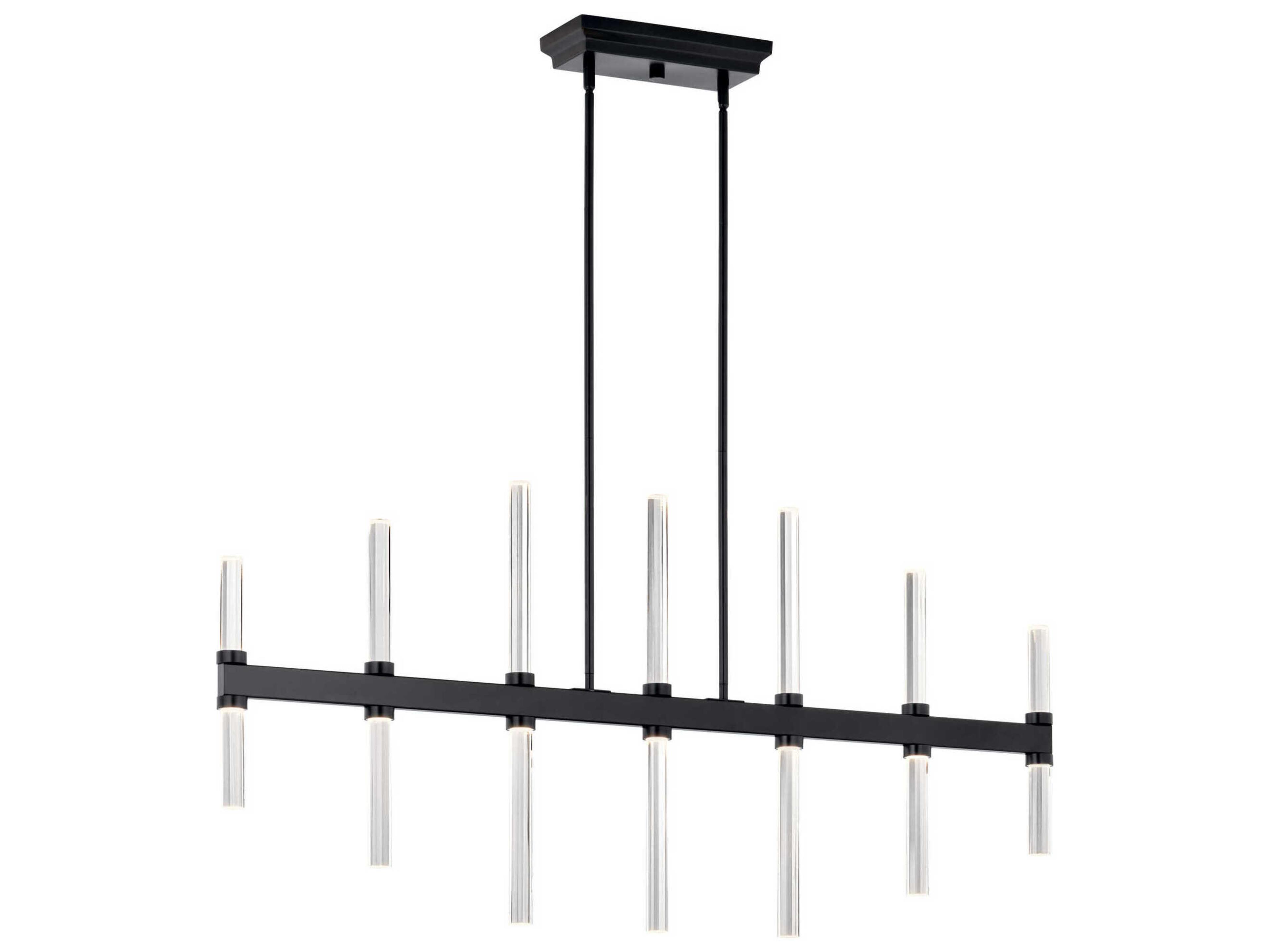 Sycara 14-Light Black Island Pendant