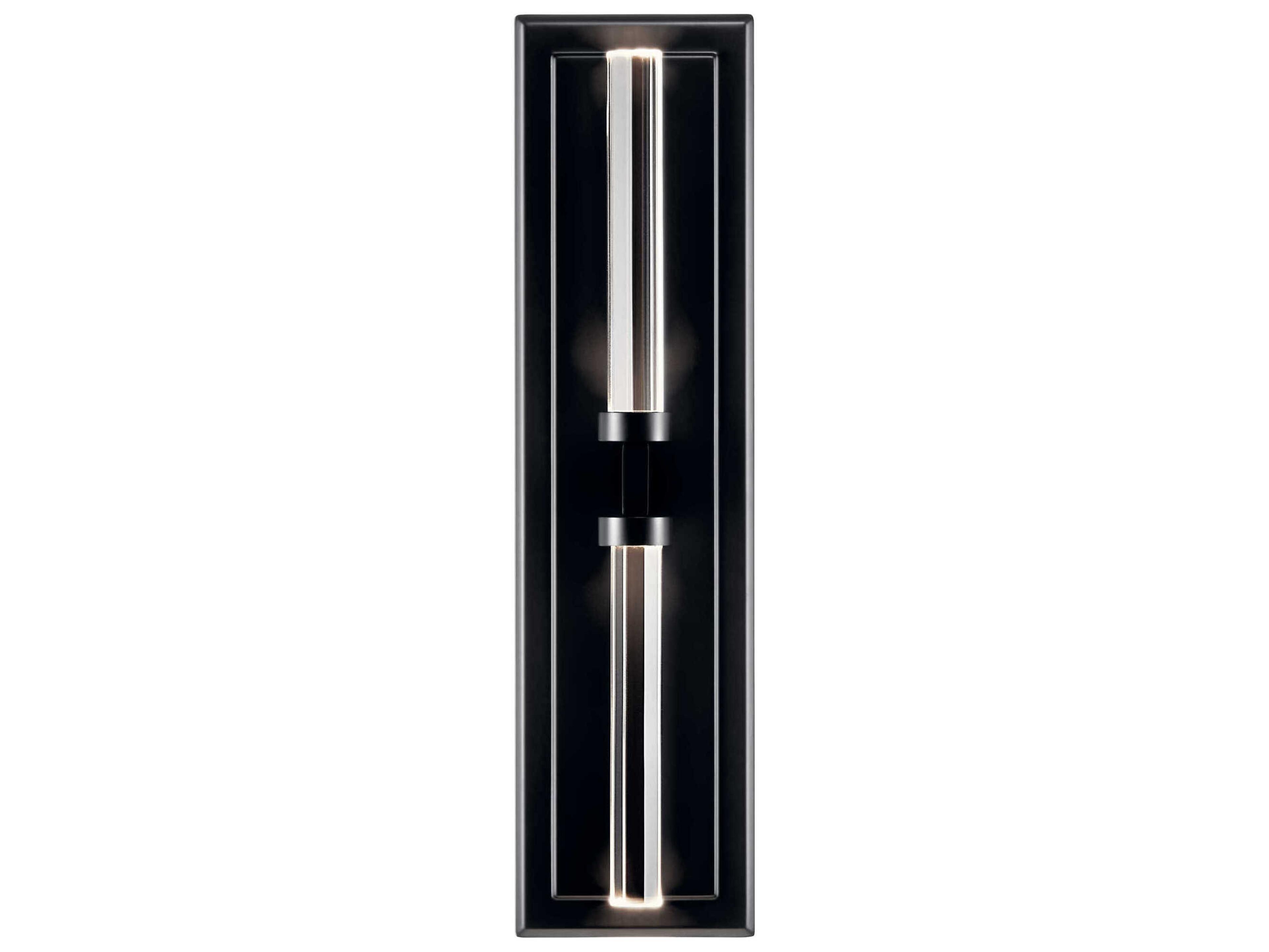 Kichler Sycara 2-Light Black Wall Sconce
