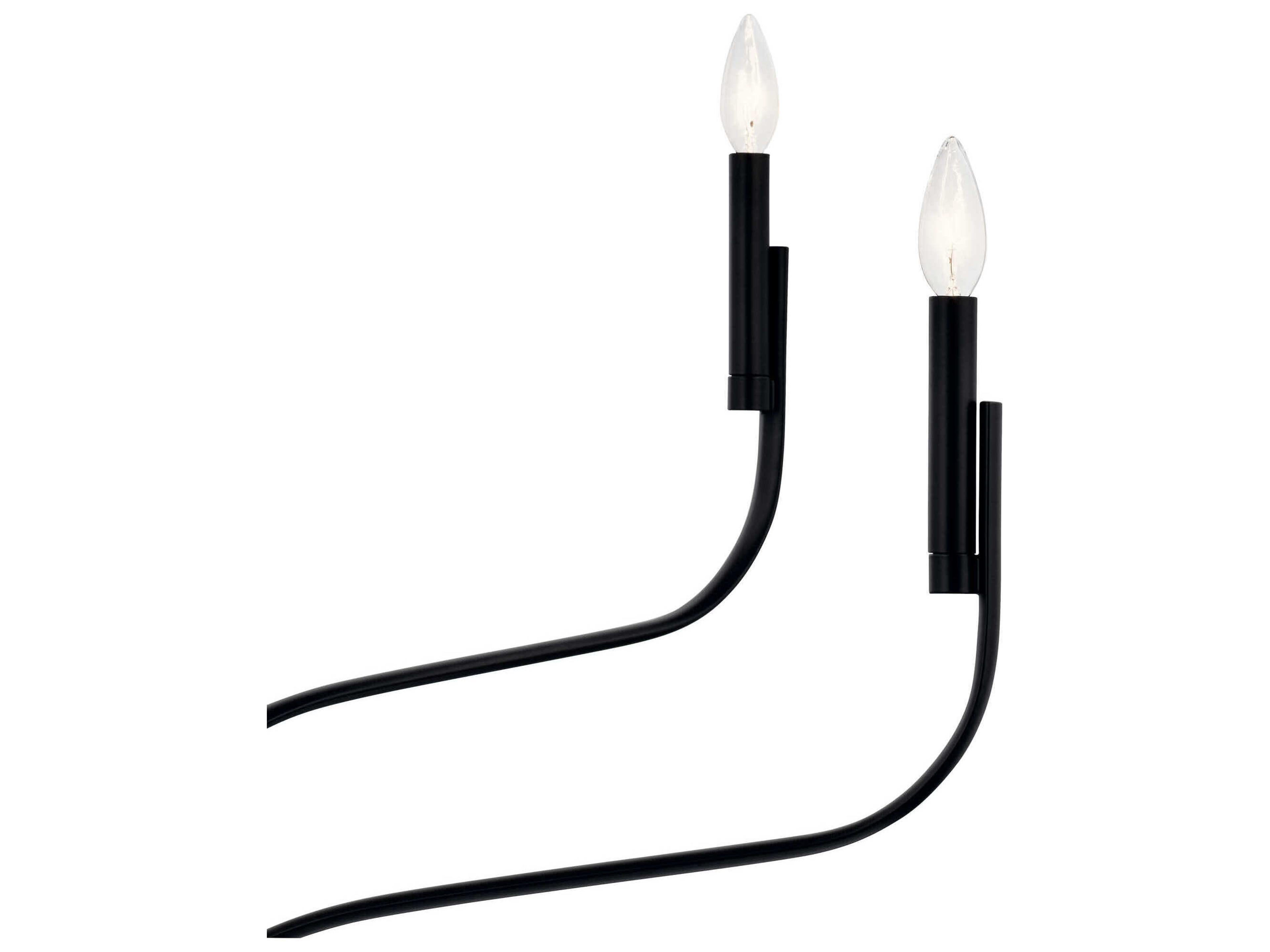 Kichler Livadia 6-Light Black Chandelier