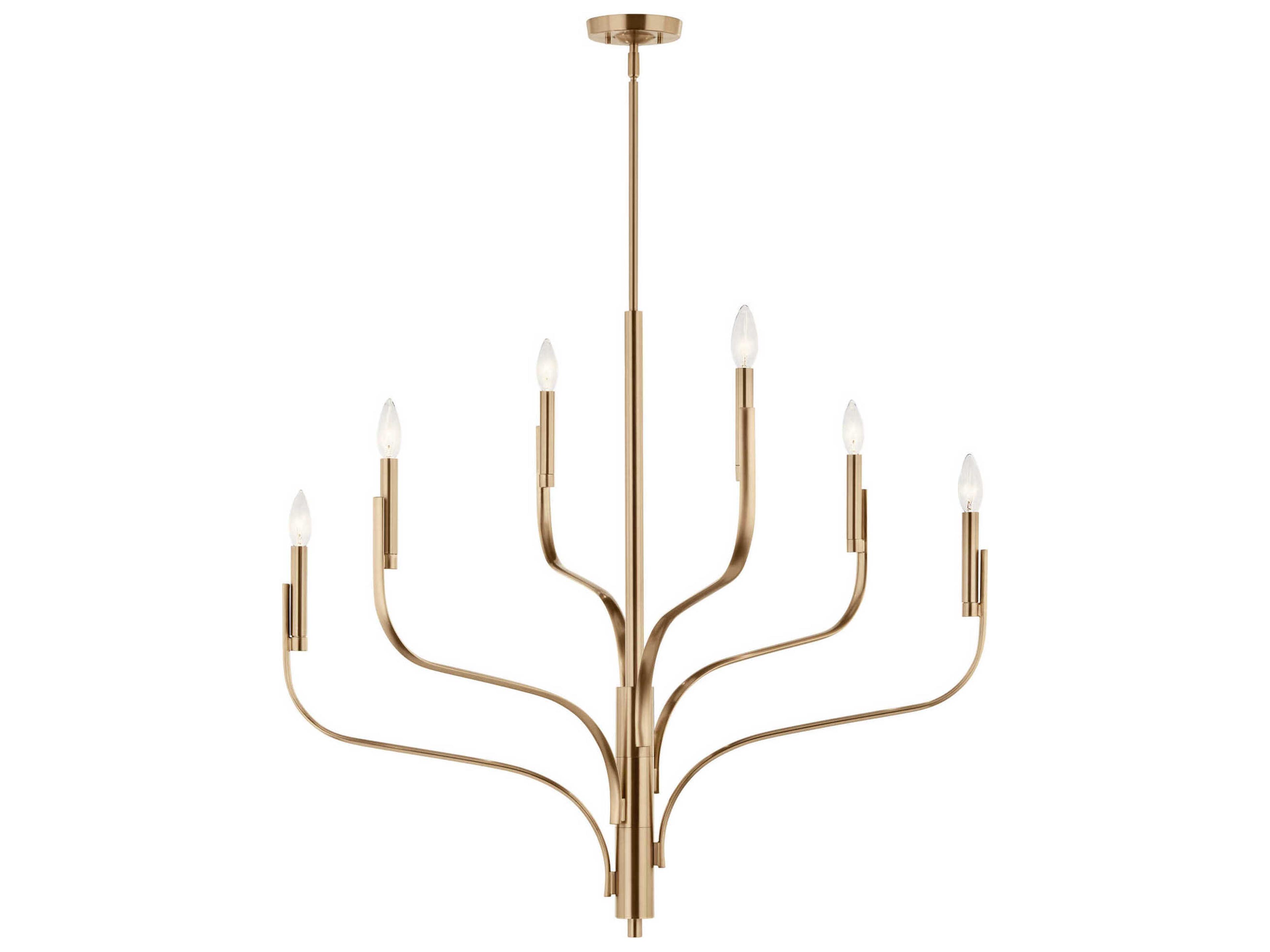 Kichler Livadia 6-Light Champagne Bronze Chandelier