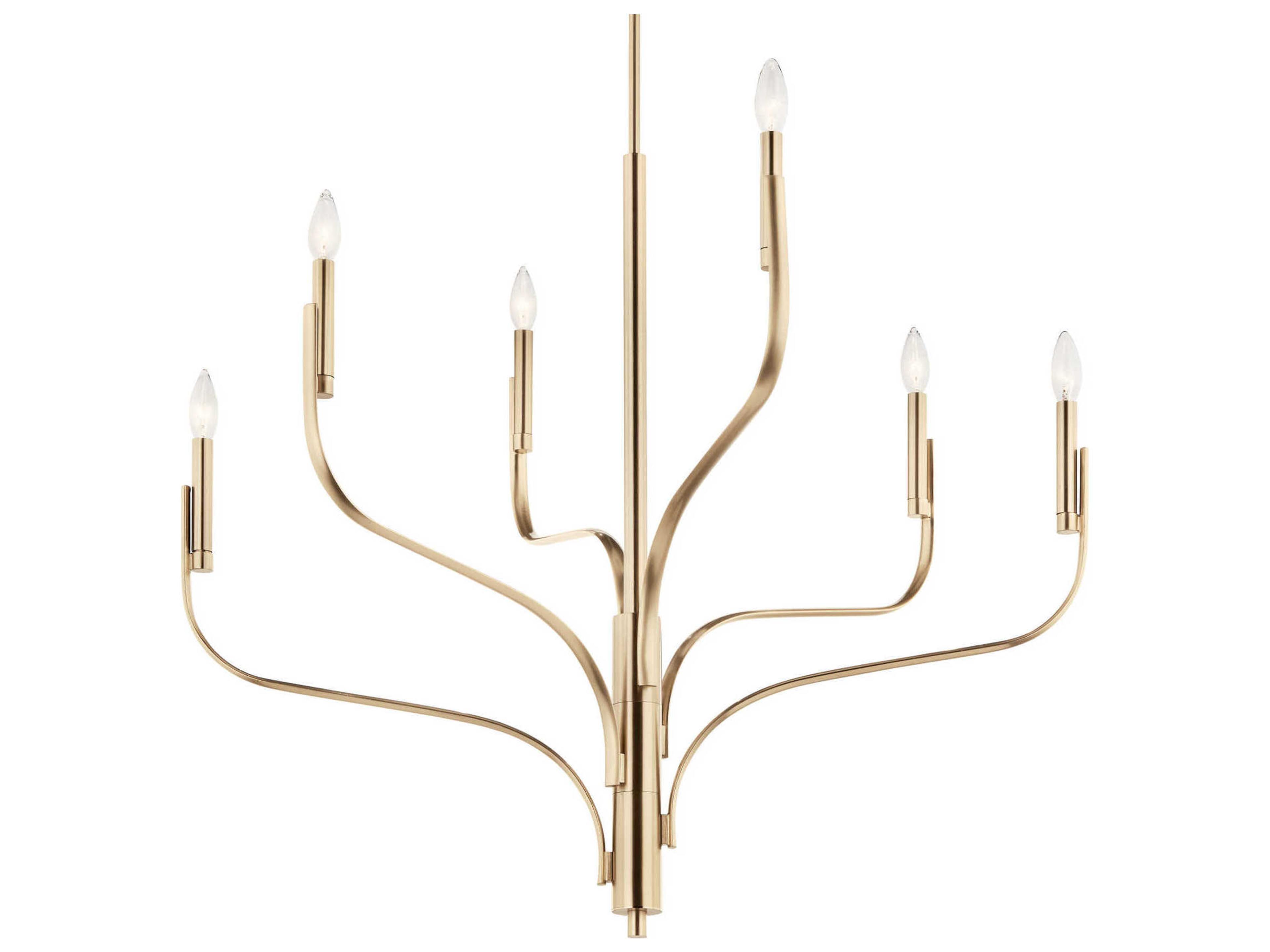 Kichler Livadia 6-Light Champagne Bronze Chandelier
