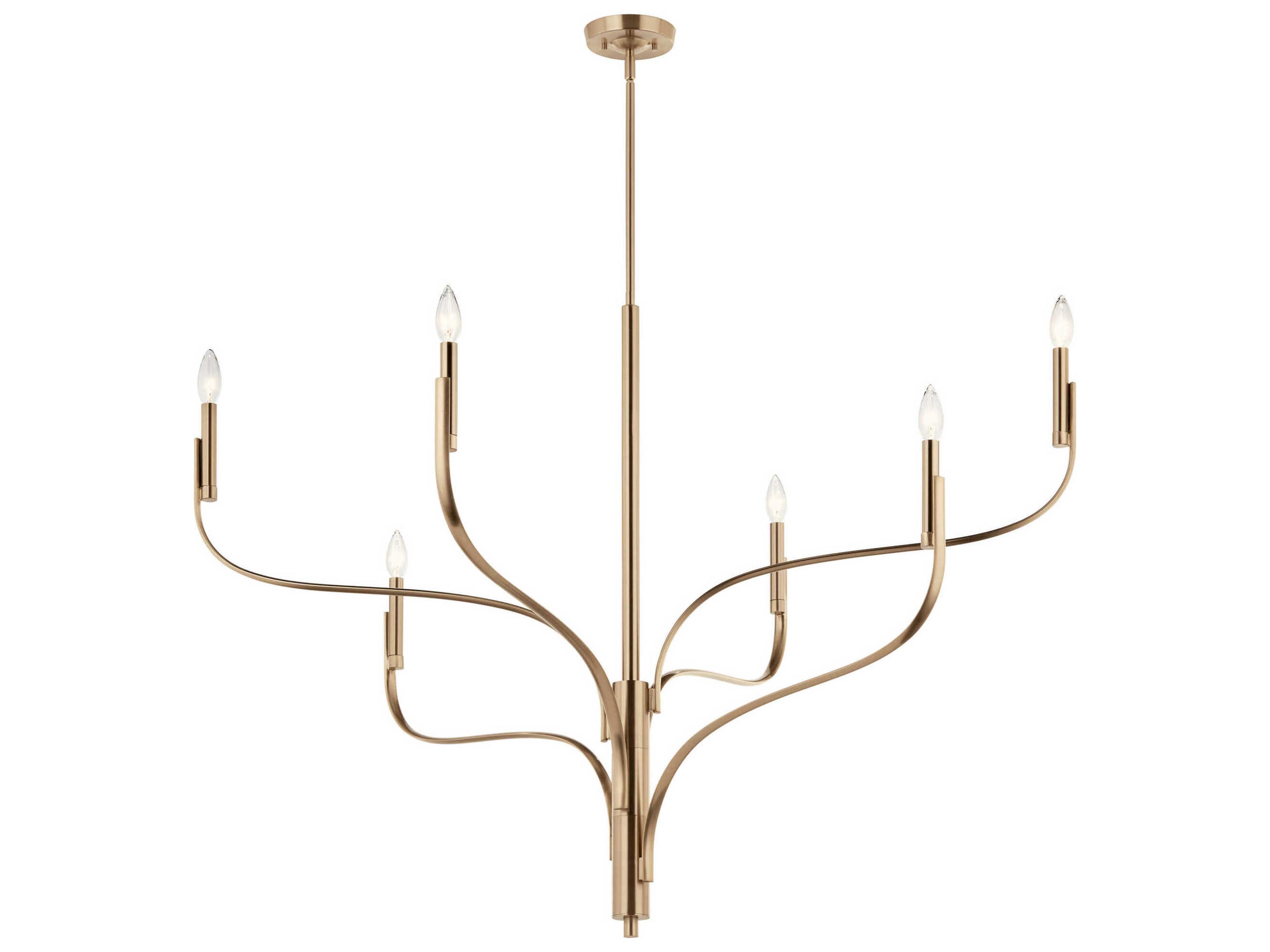 Livadia 6-Light Champagne Bronze Chandelier