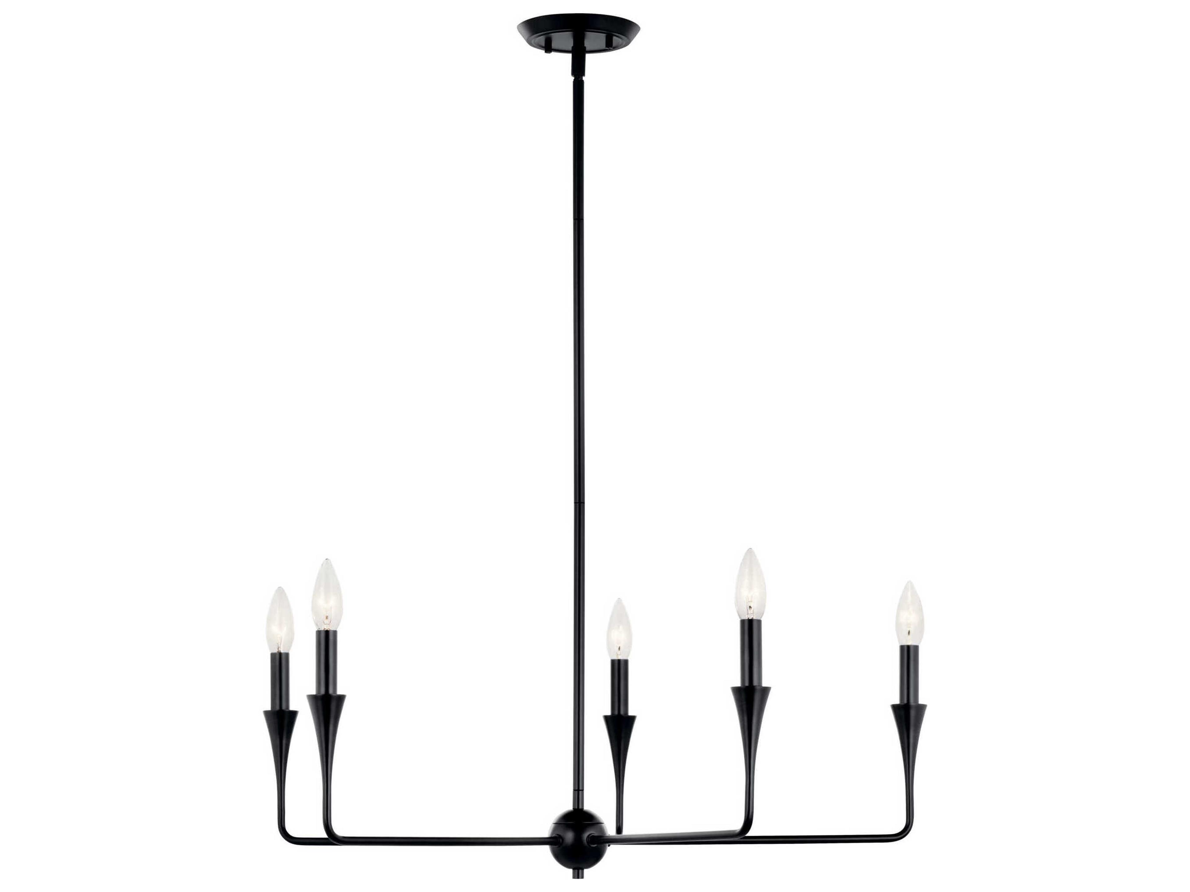 Kichler Alvaro 5-Light Black Chandelier