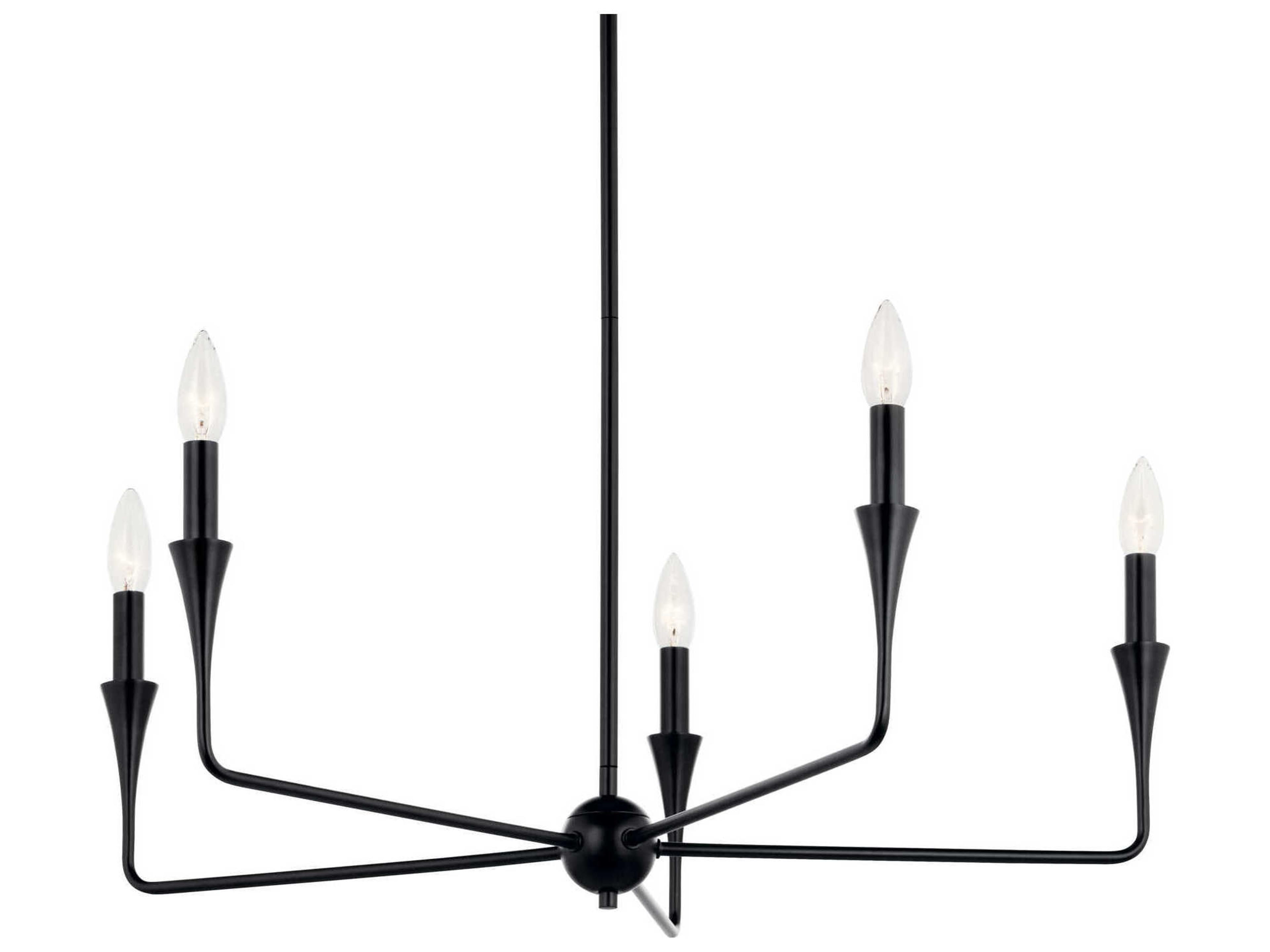 Kichler Alvaro 5-Light Black Chandelier
