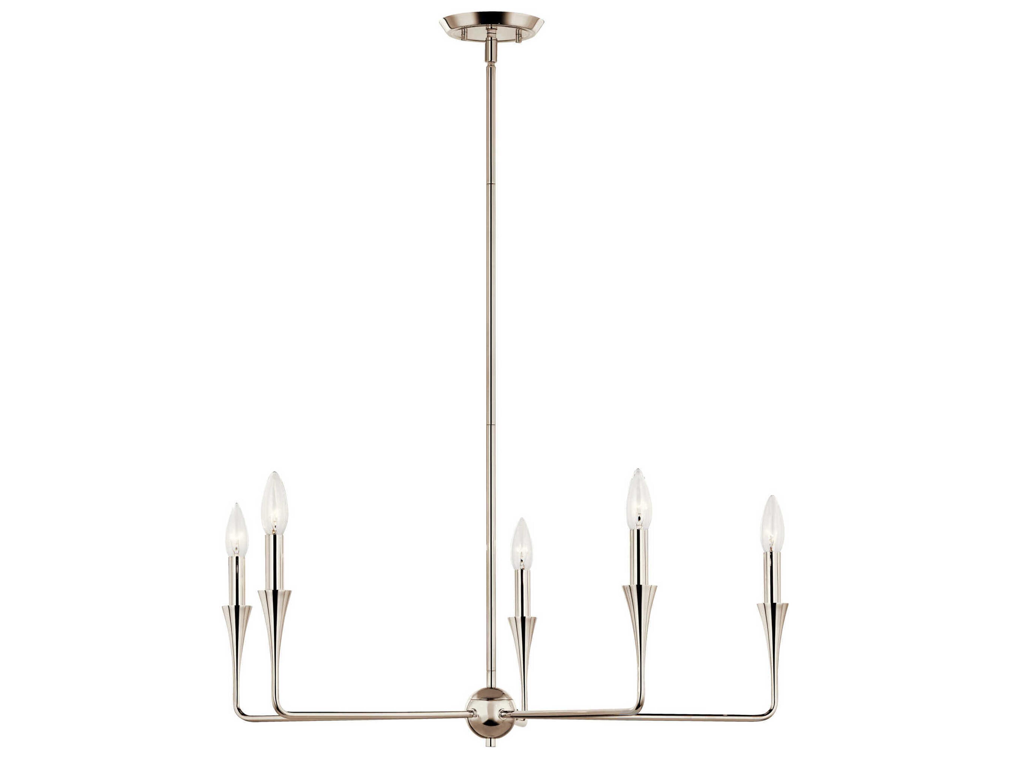 Kichler Alvaro 5-Light Polished Nickel Chandelier