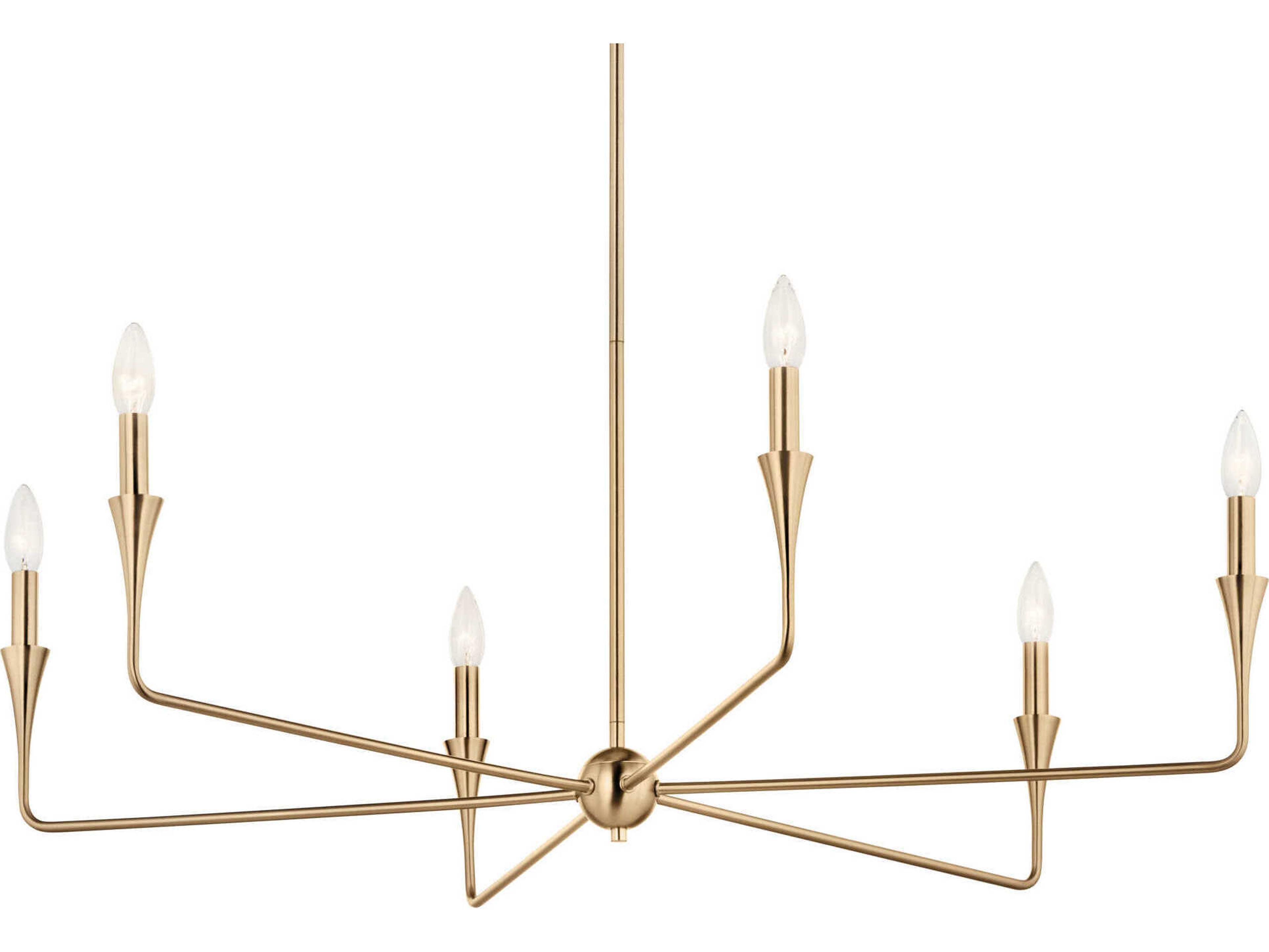 Kichler Alvaro 6-Light Champagne Bronze Chandelier