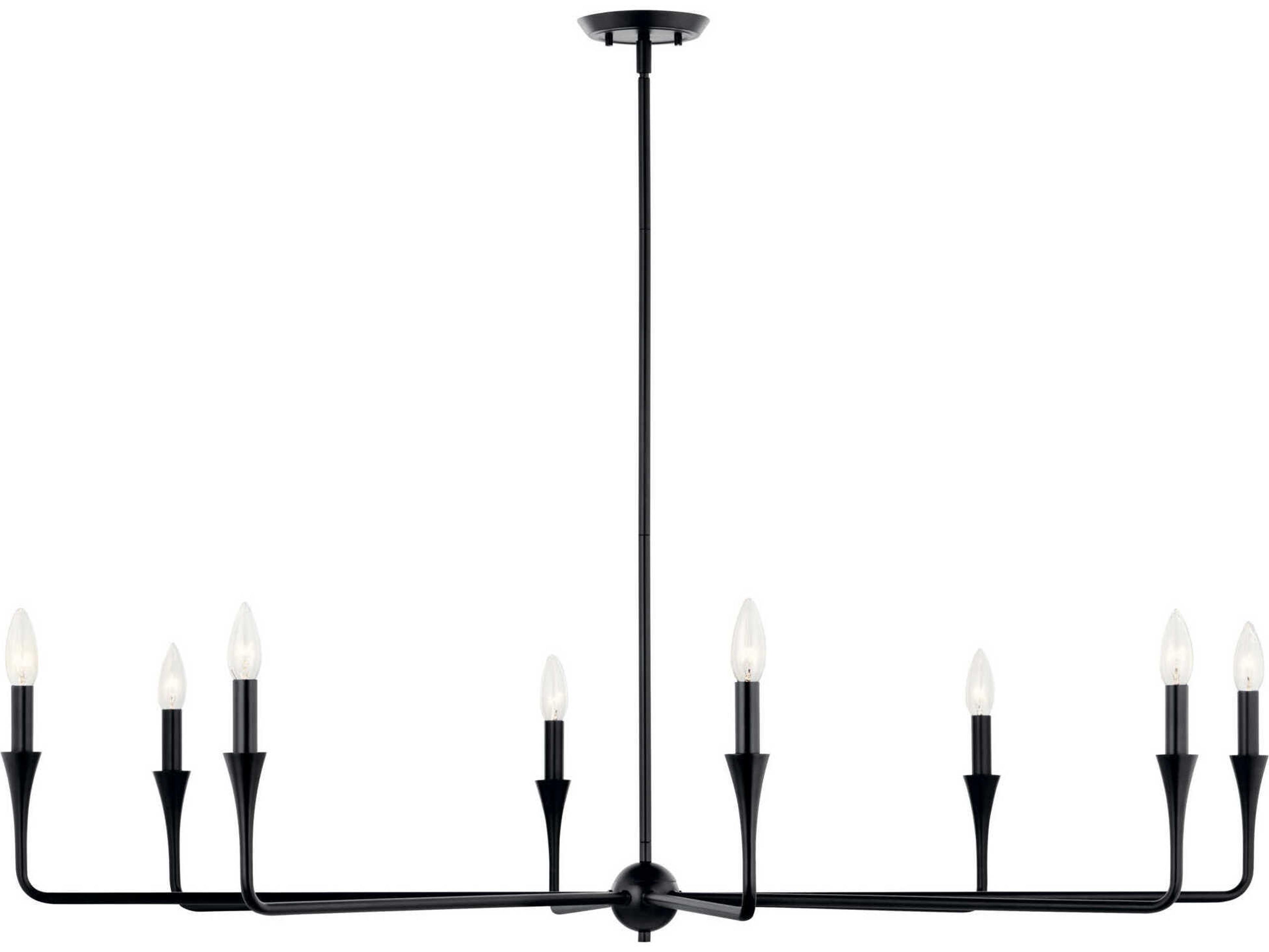 Kichler Alvaro 8-Light Black Chandelier