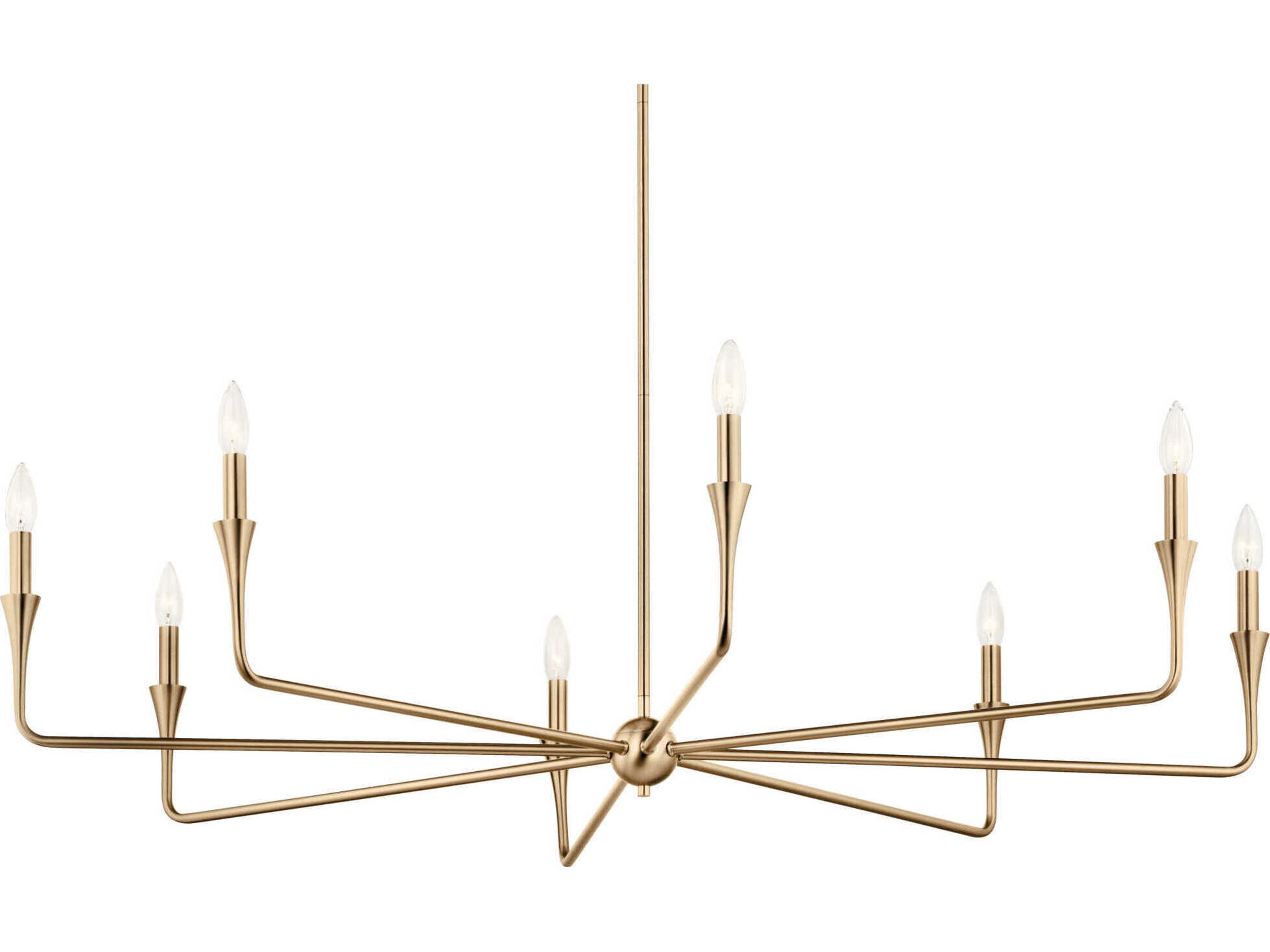 Kichler Alvaro 8-Light Champagne Bronze Chandelier
