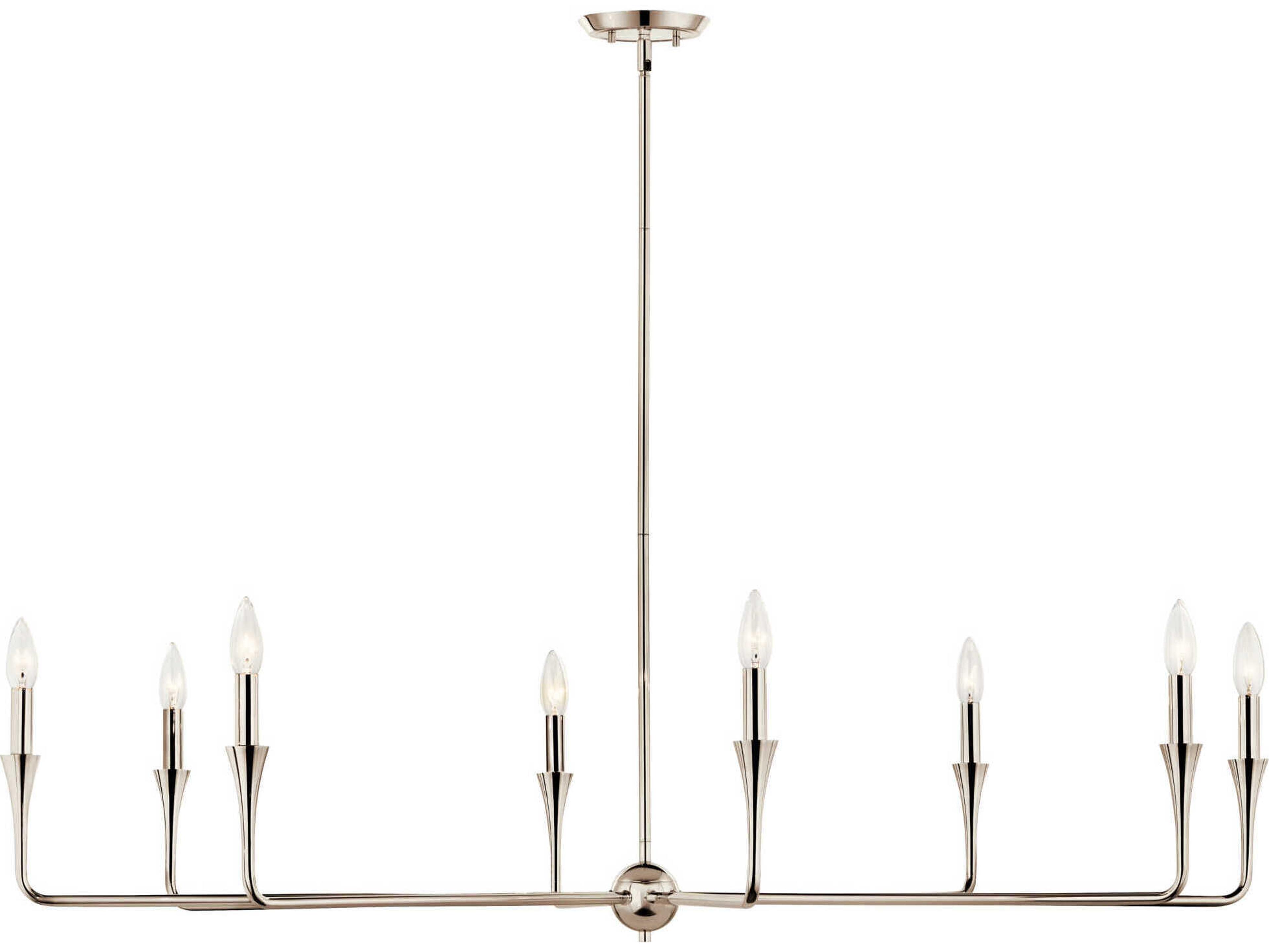 Kichler Alvaro 8-Light Polished Nickel Chandelier
