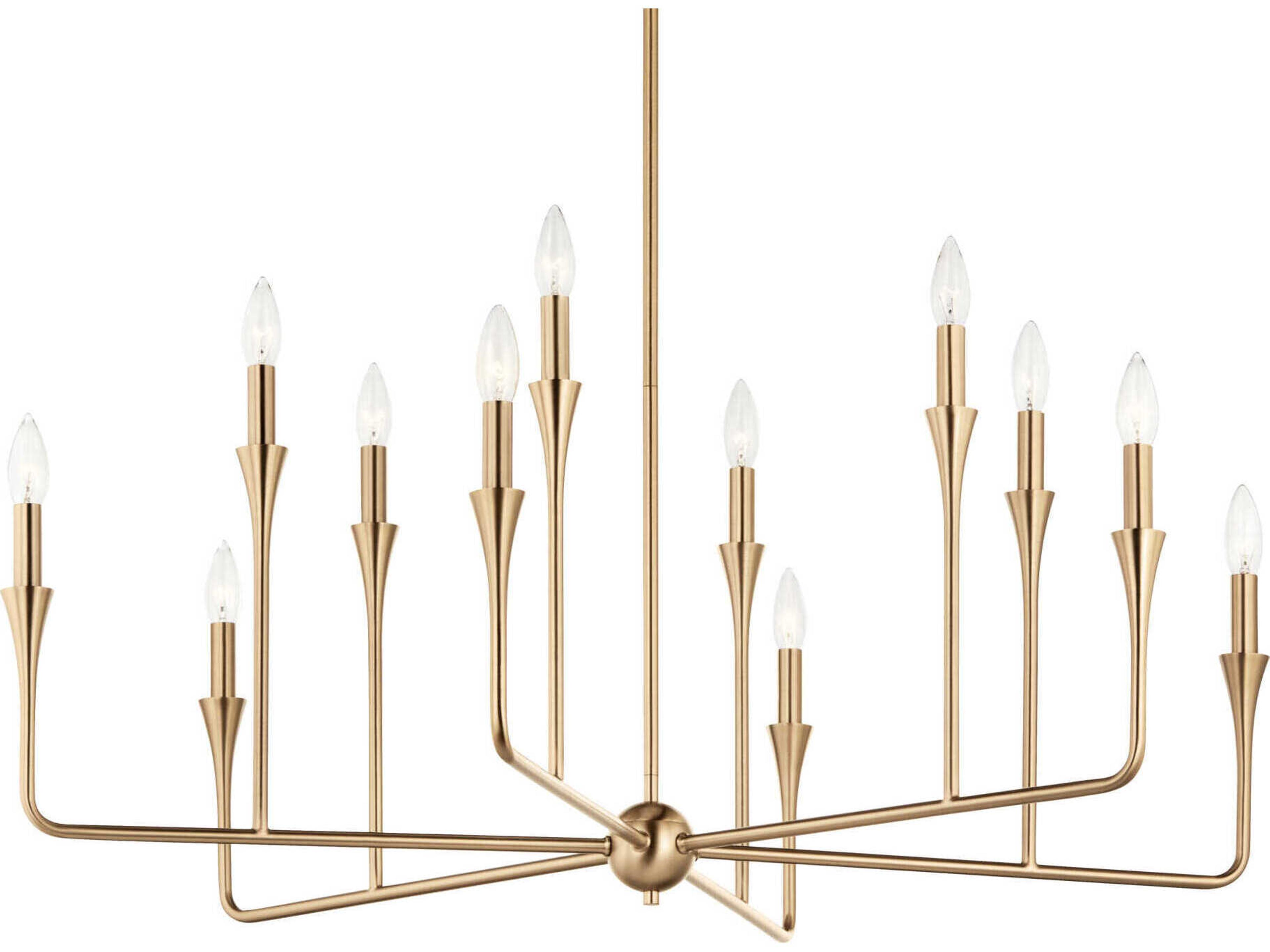 Kichler Alvaro 12-Light Champagne Bronze Chandelier
