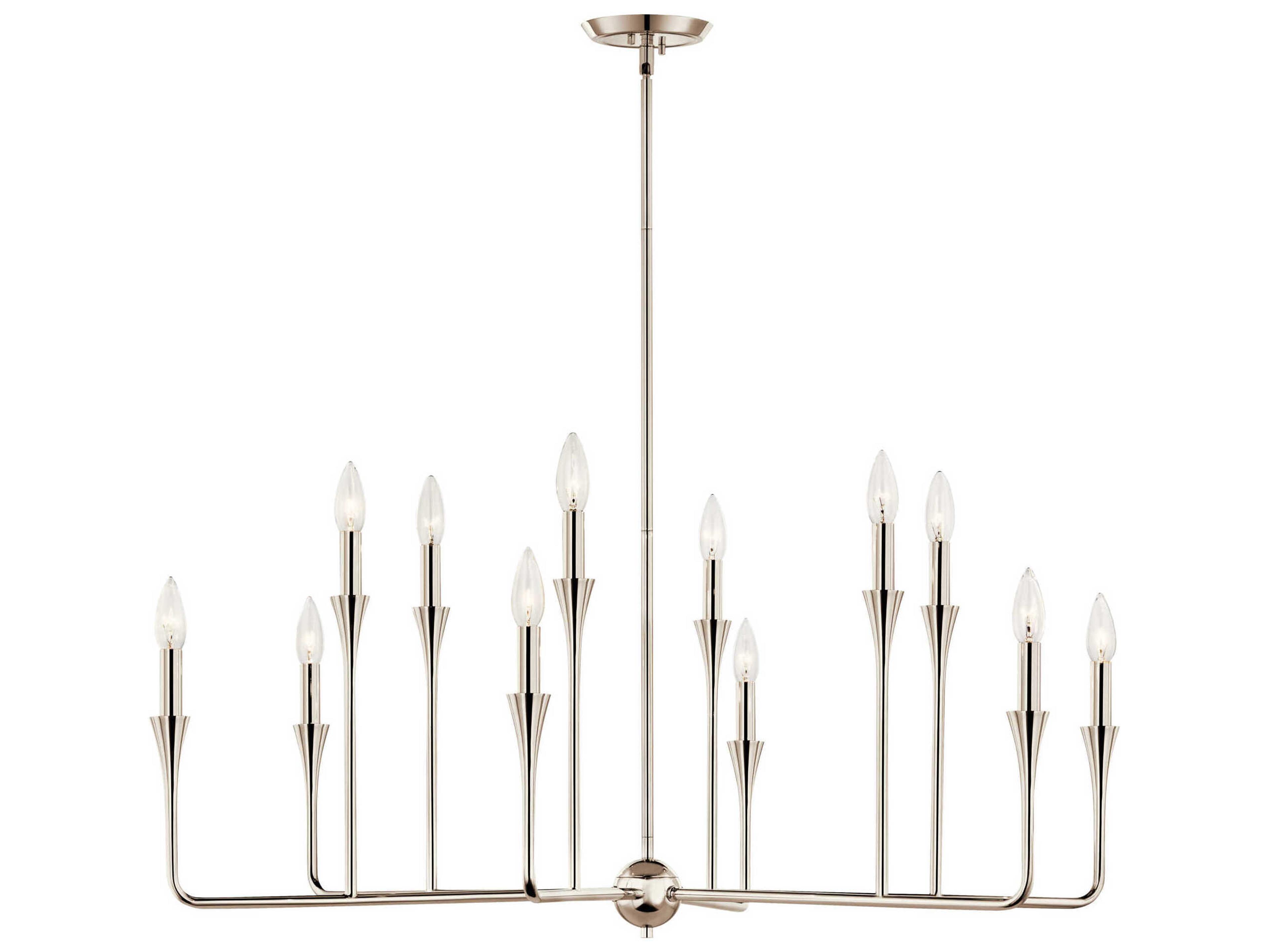 Kichler Alvaro 12-Light Polished Nickel Chandelier