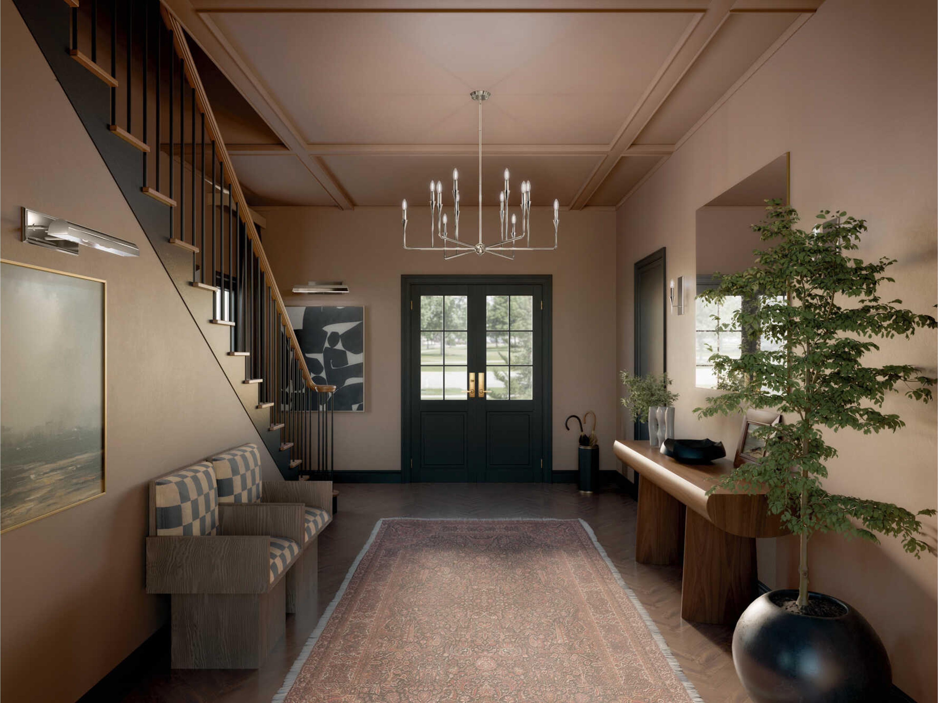 Kichler Alvaro 12-Light Polished Nickel Chandelier