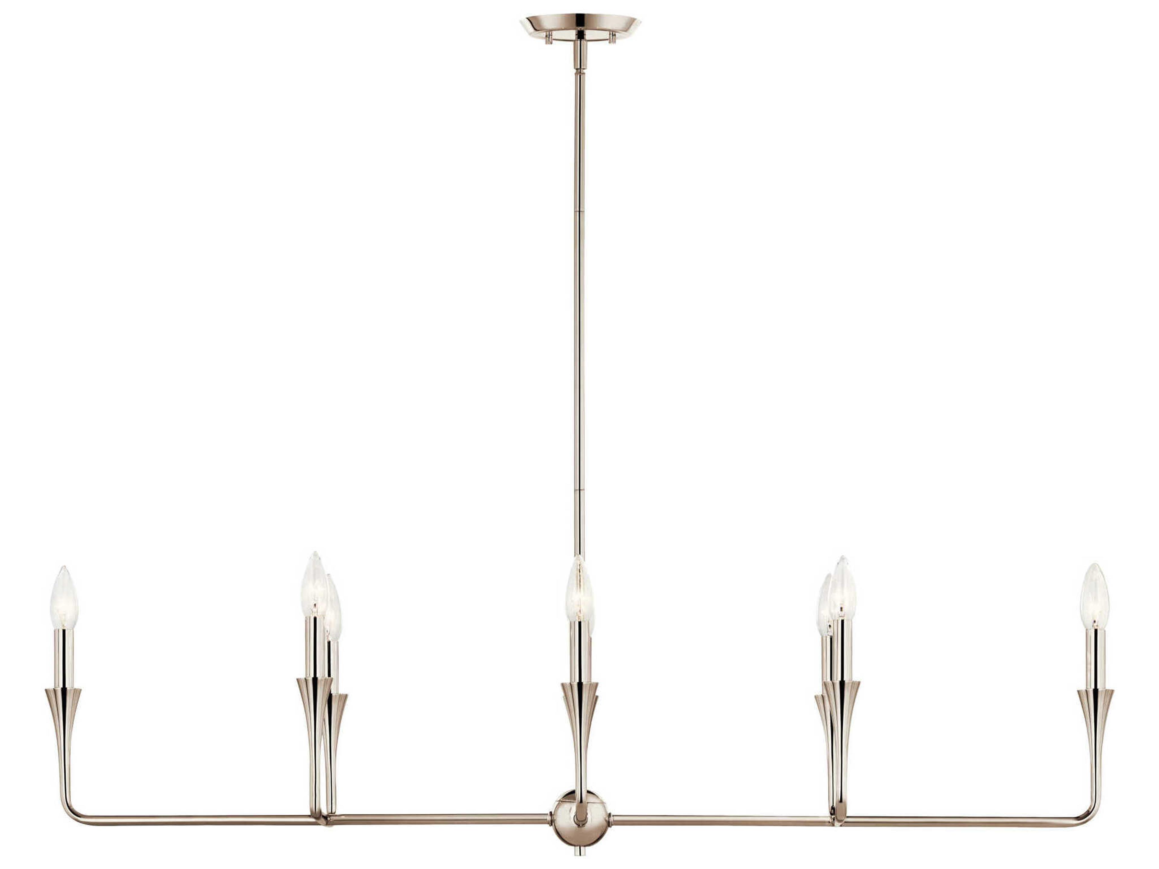Kichler Alvaro 8-Light Polished Nickel Island Pendant